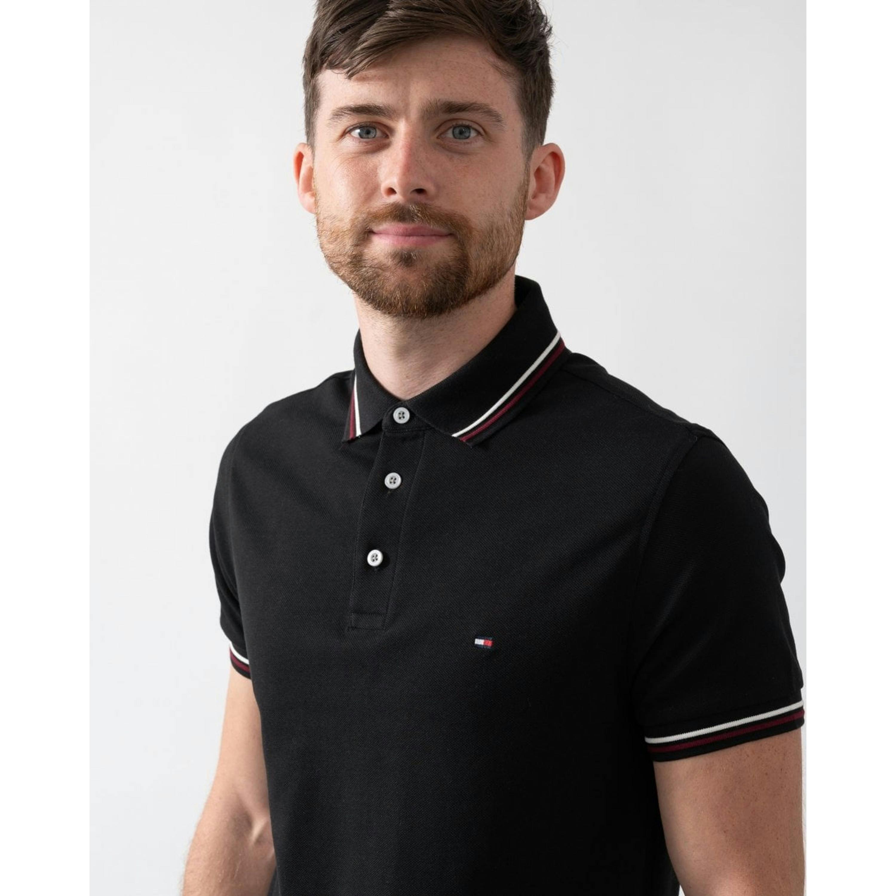 Tommy Hilfiger Polo Shirt  in Black , view 3 of 4