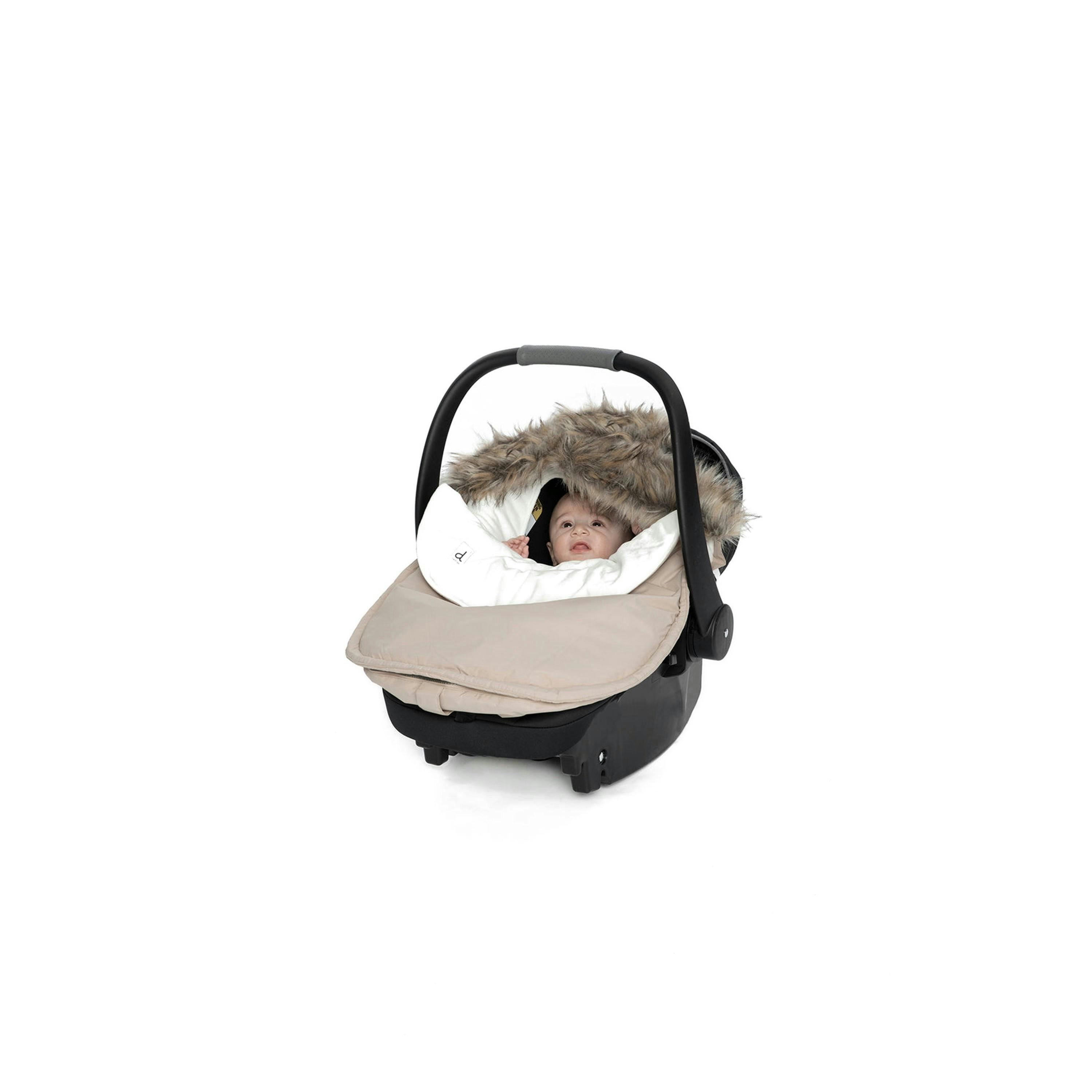 Bunting Bag For Car Seats & Strollers Beige , view 2 of 6