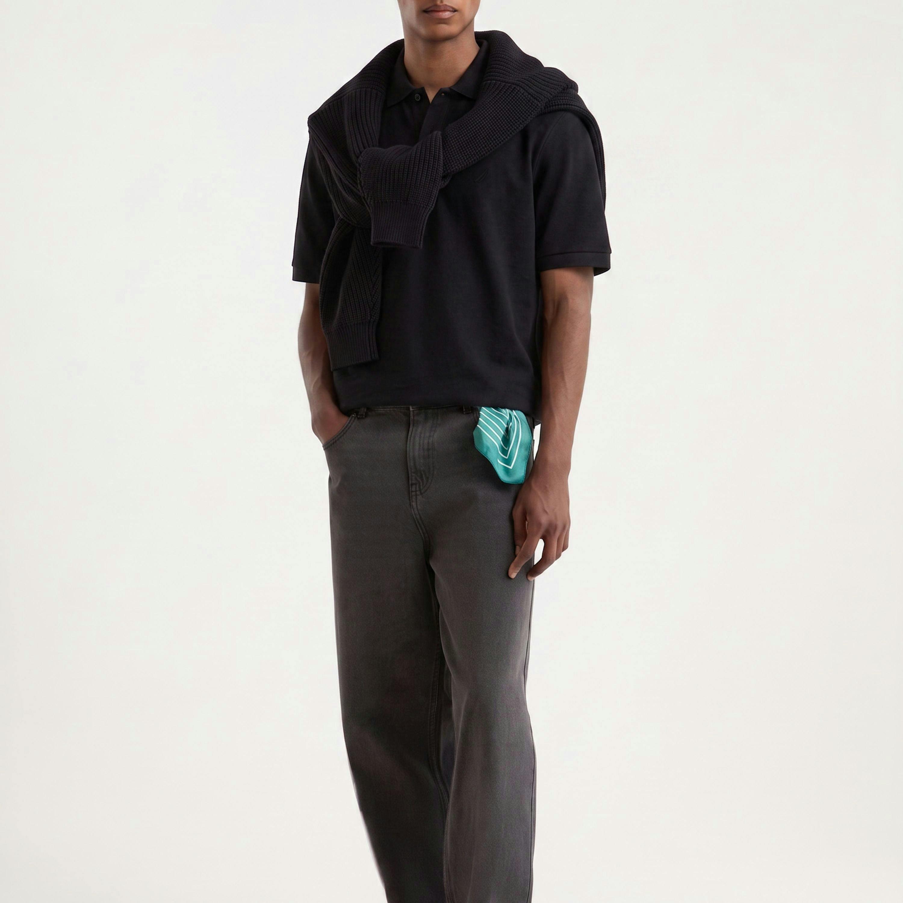 Valen Polo Shirt - Black , view 3 of 4
