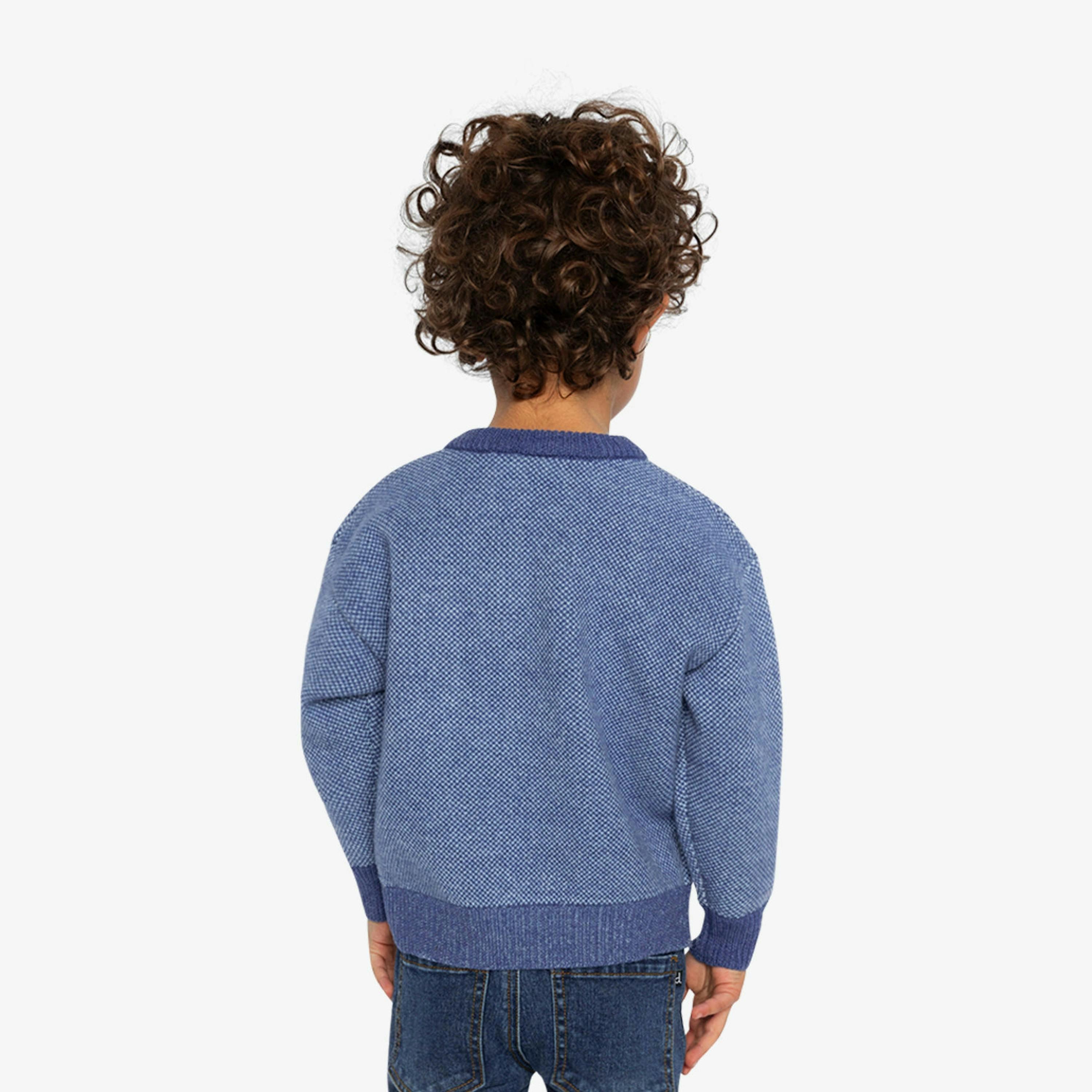 Knit Sweater Blue , view 4 of 6