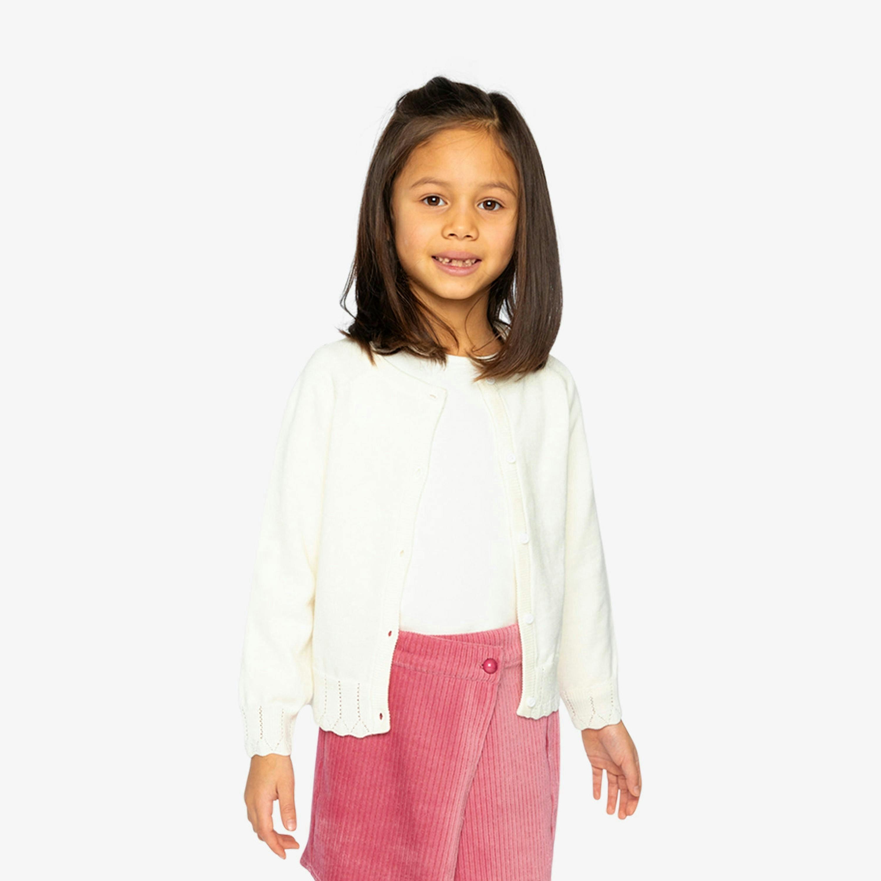 Knit Cardigan Off-White , view 2 of 6