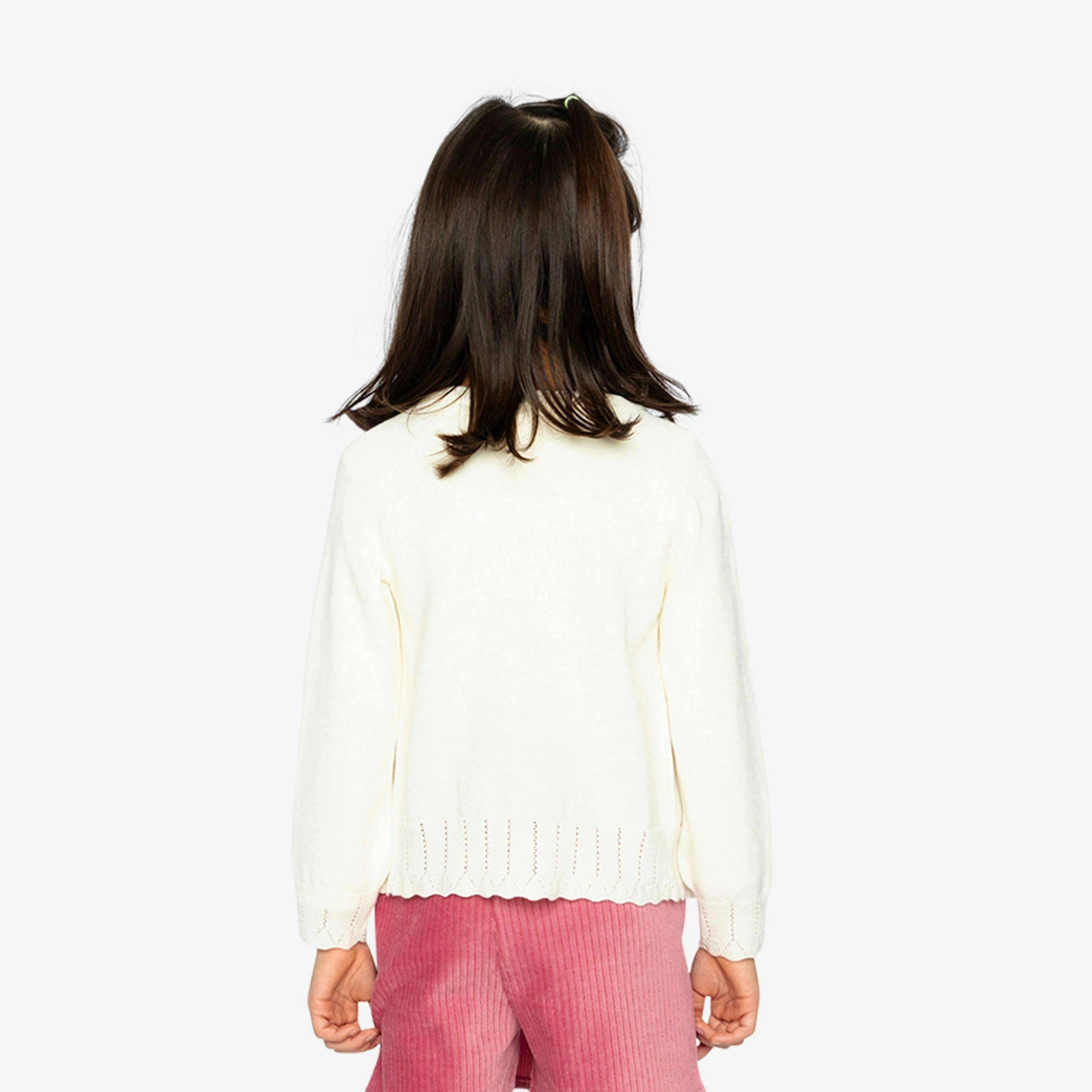 Knit Cardigan Off-White , view 4 of 6
