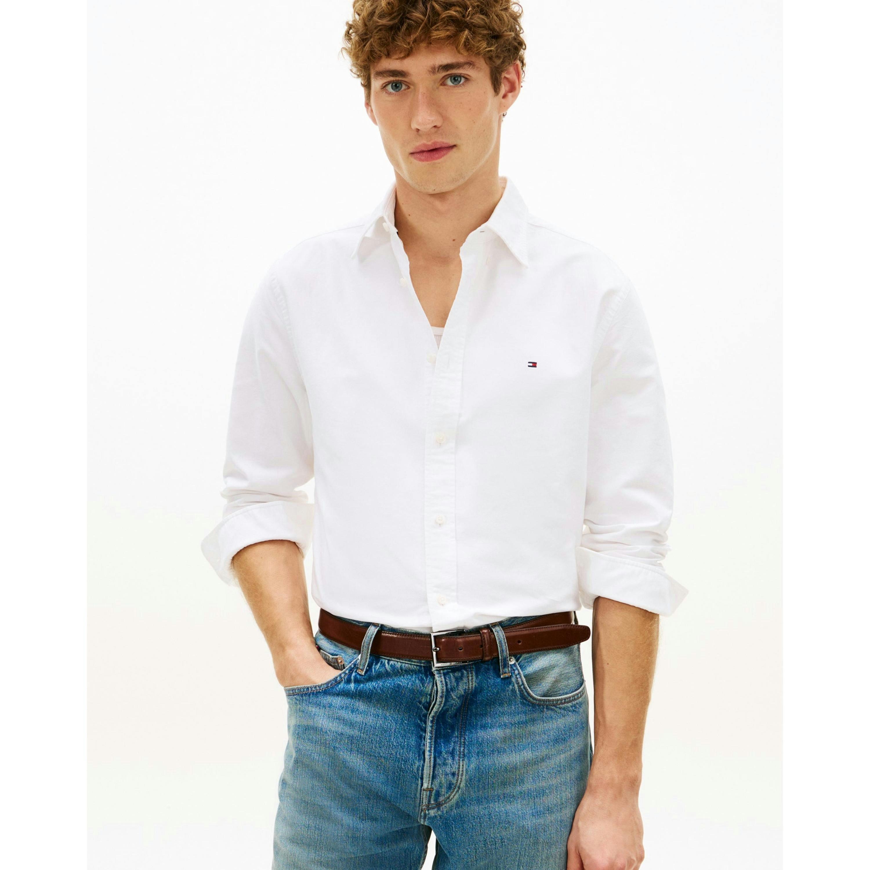 Tommy Hilfiger Solid Shirt  in White , view 1 of 5
