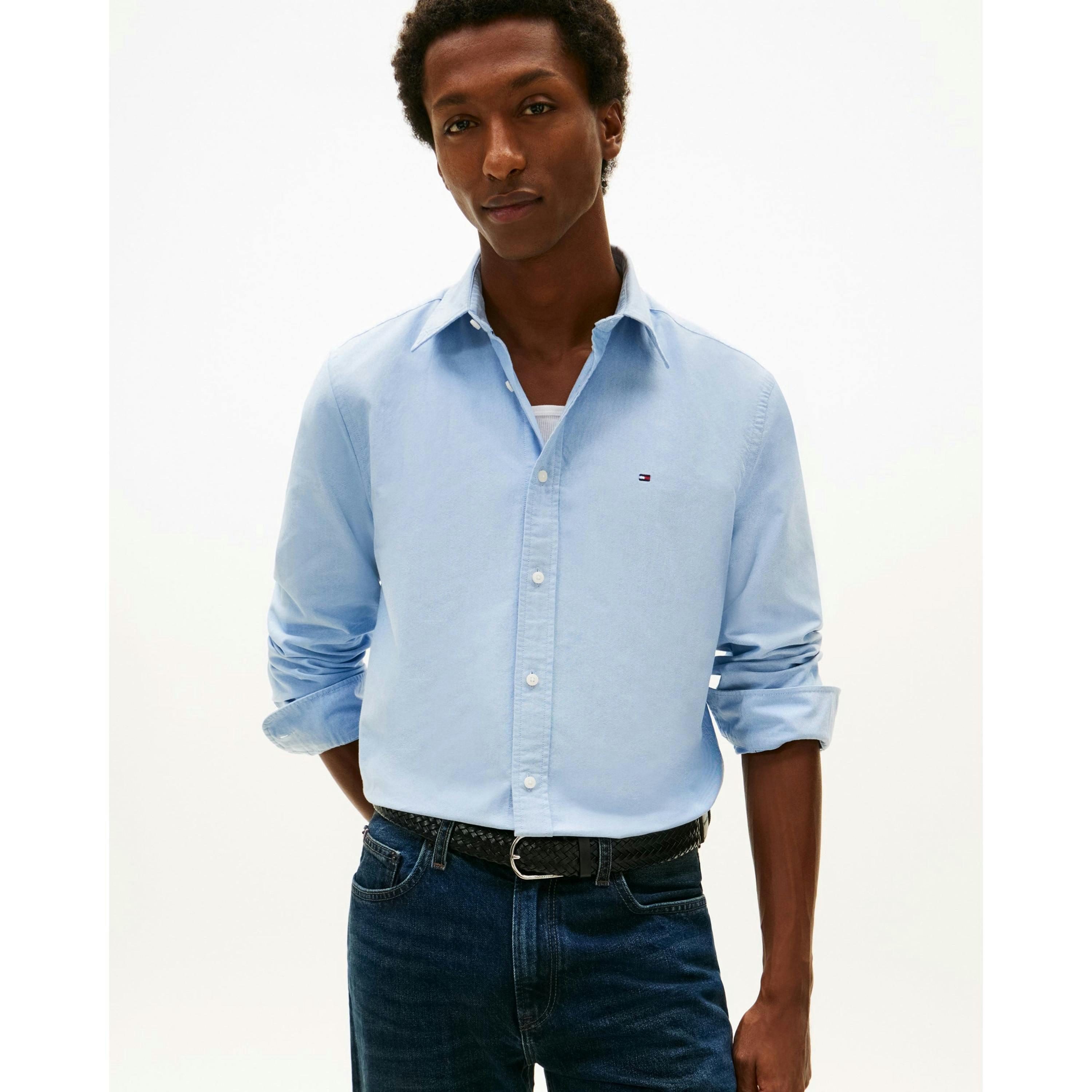Tommy Hilfiger Solid Shirt  in Blue , view 1 of 5