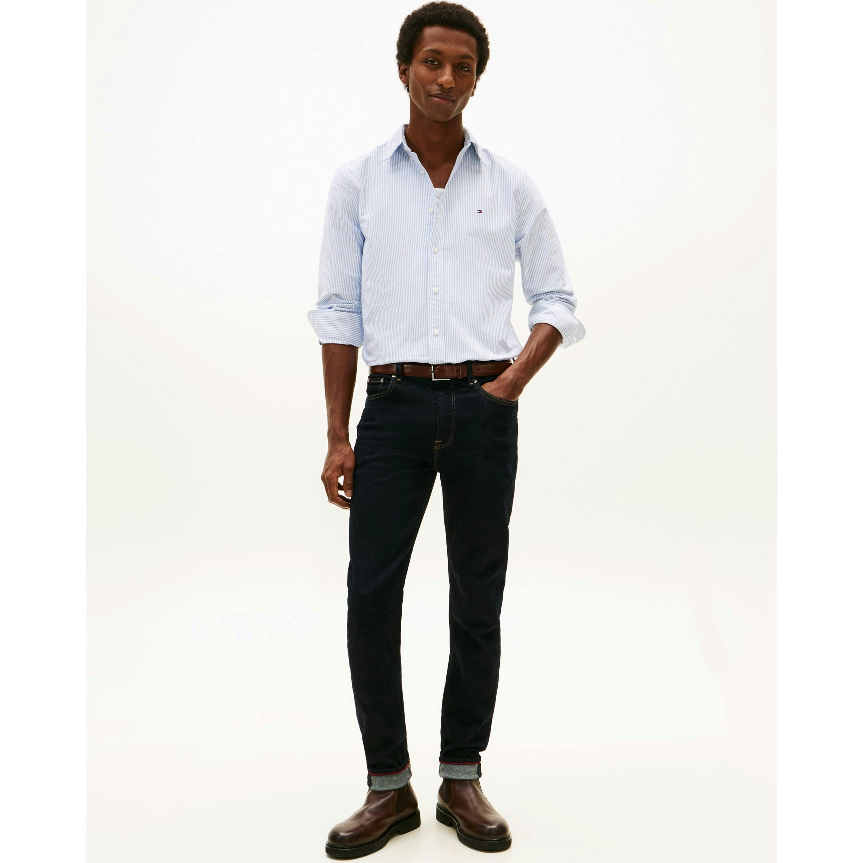 Tommy Hilfiger Stripe Shirt  in White , view 5 of 5