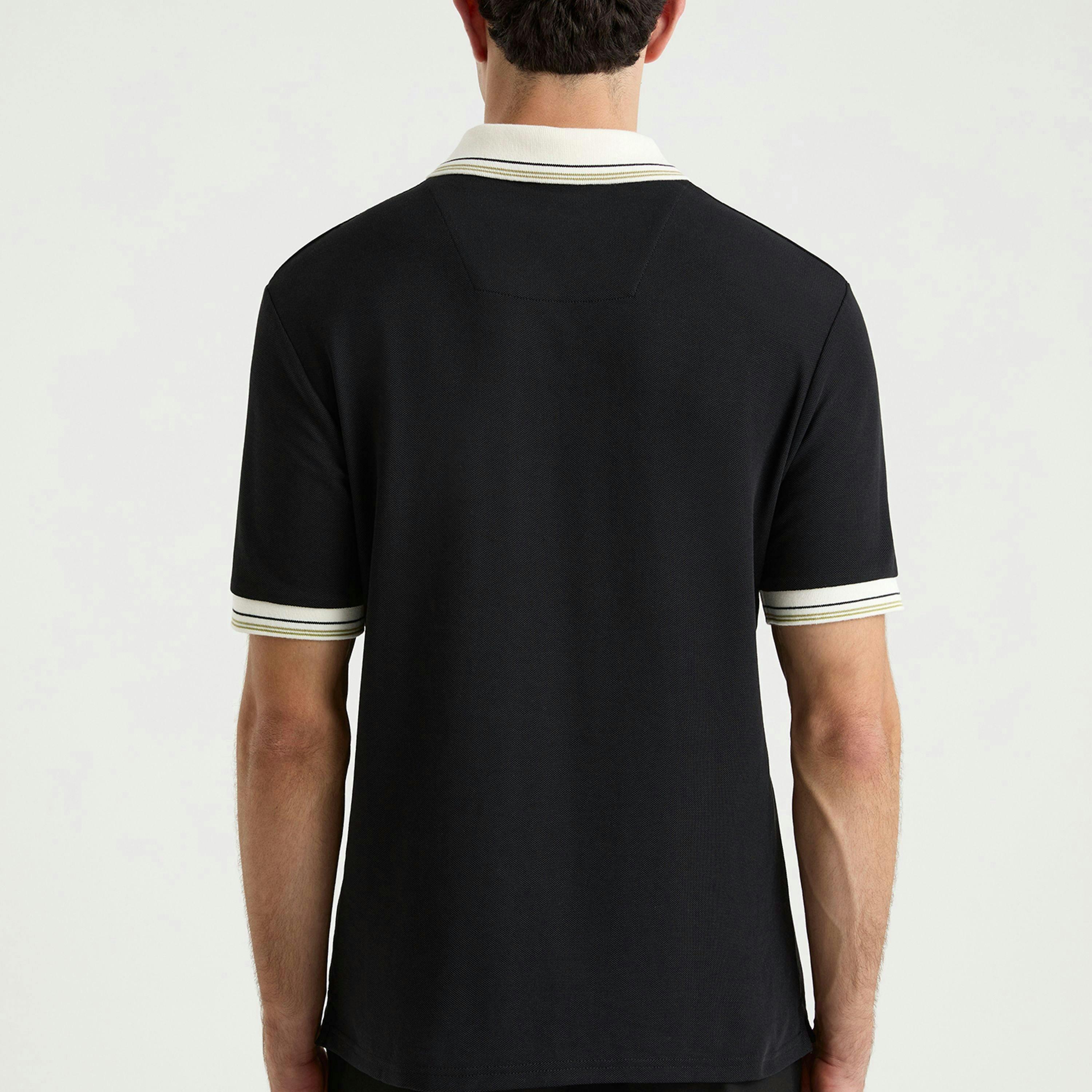 Amado Polo Shirt - Black , view 2 of 4