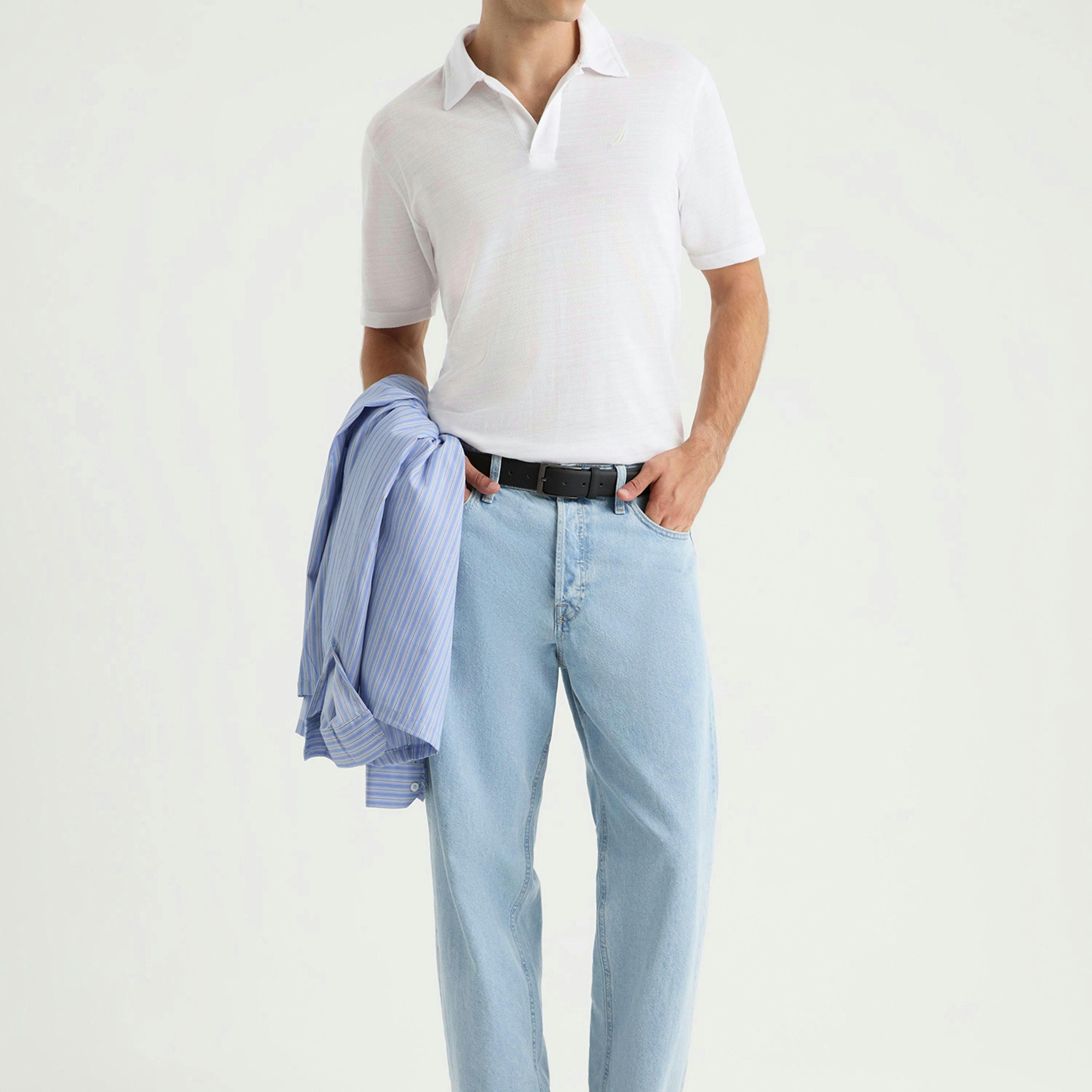 Valen Polo Shirt - Off White , view 4 of 4