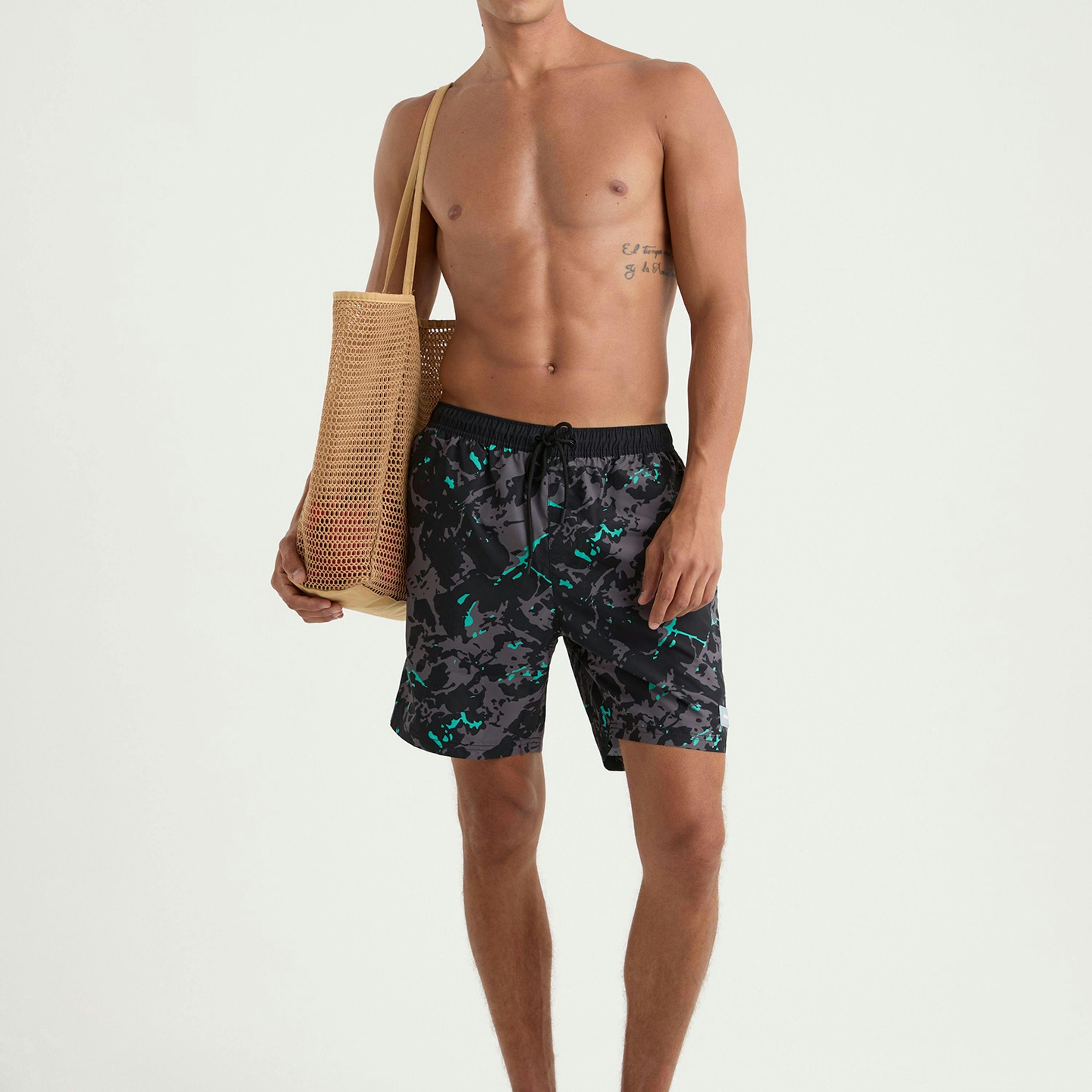 Gartley 7" Swim Short - Black , view 4 of 4