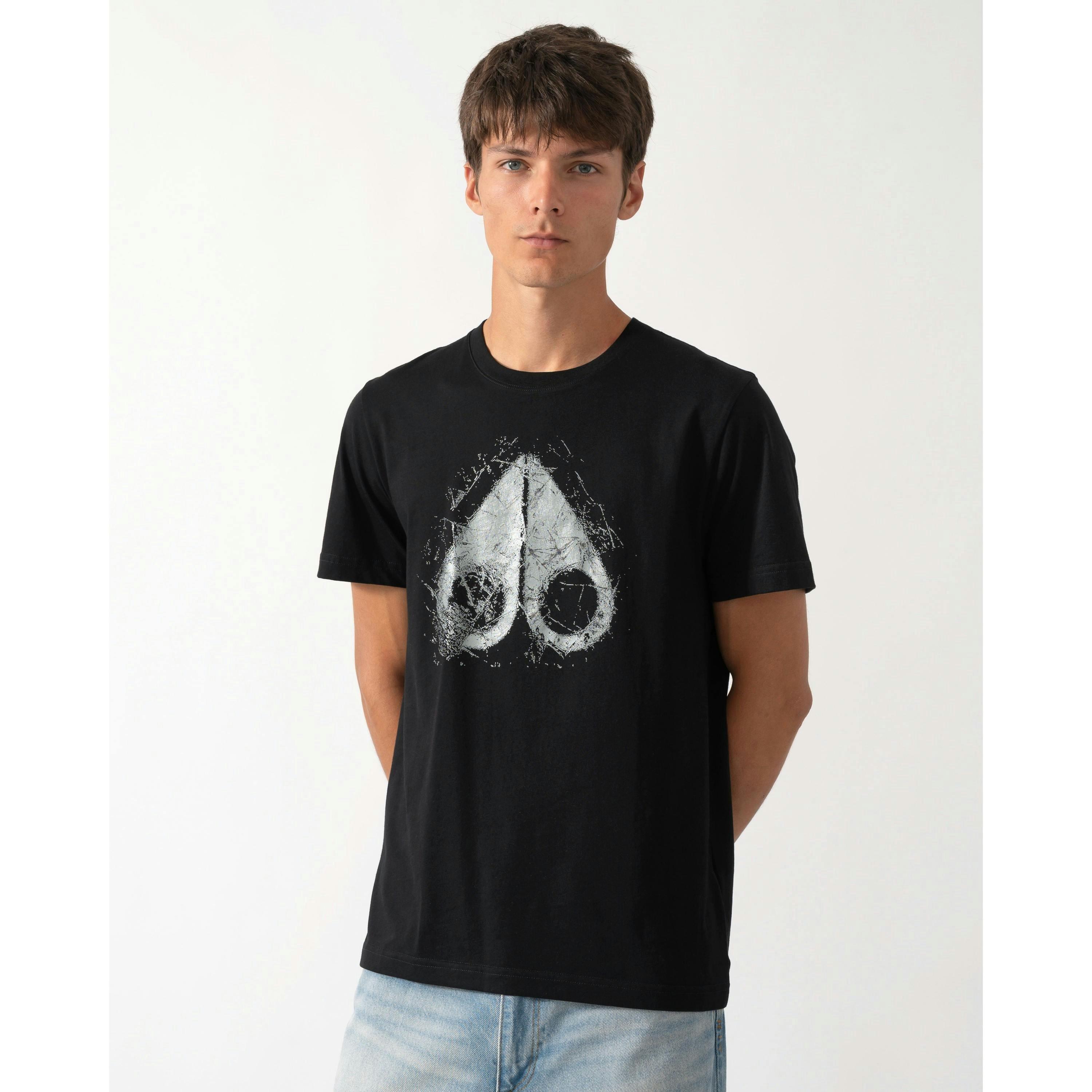 Moose Knuckles T-Shirt  in Black , view 1 of 4