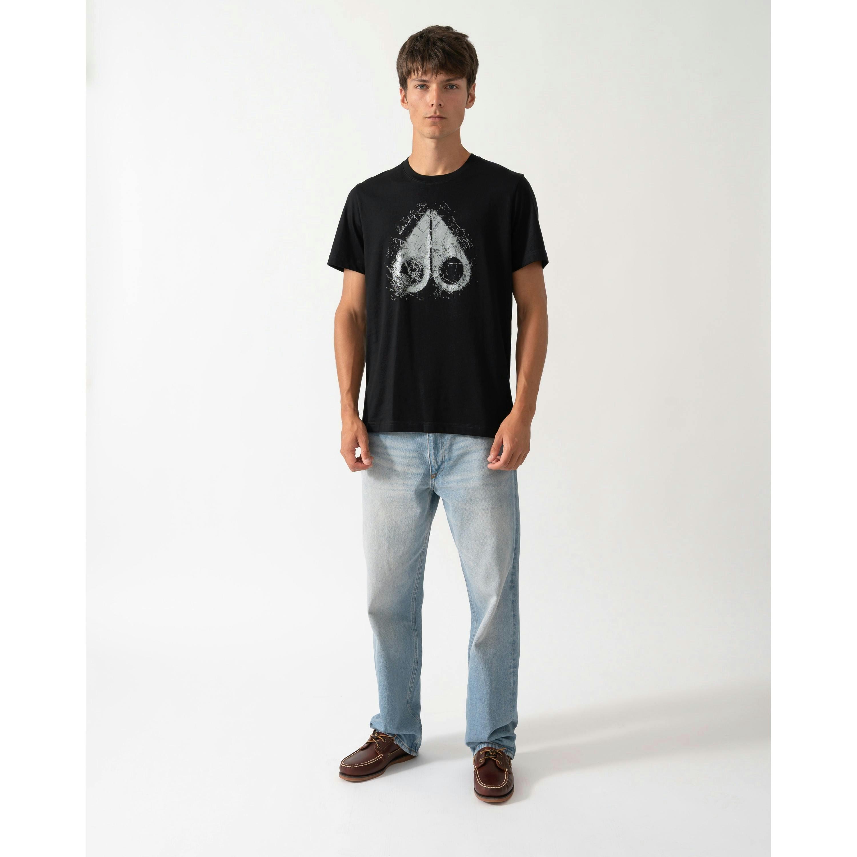 Moose Knuckles T-Shirt  in Black , view 4 of 4