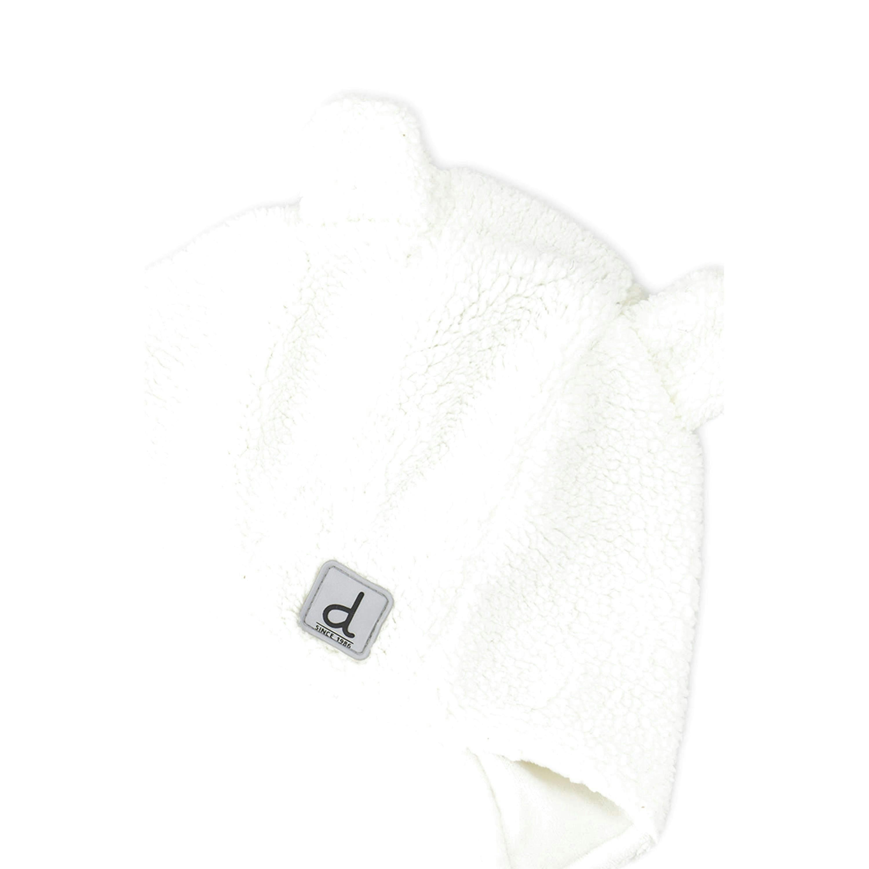 Baby Winter Sherpa Hat With Ear Flaps And Ears Off-White , view 3 of 3