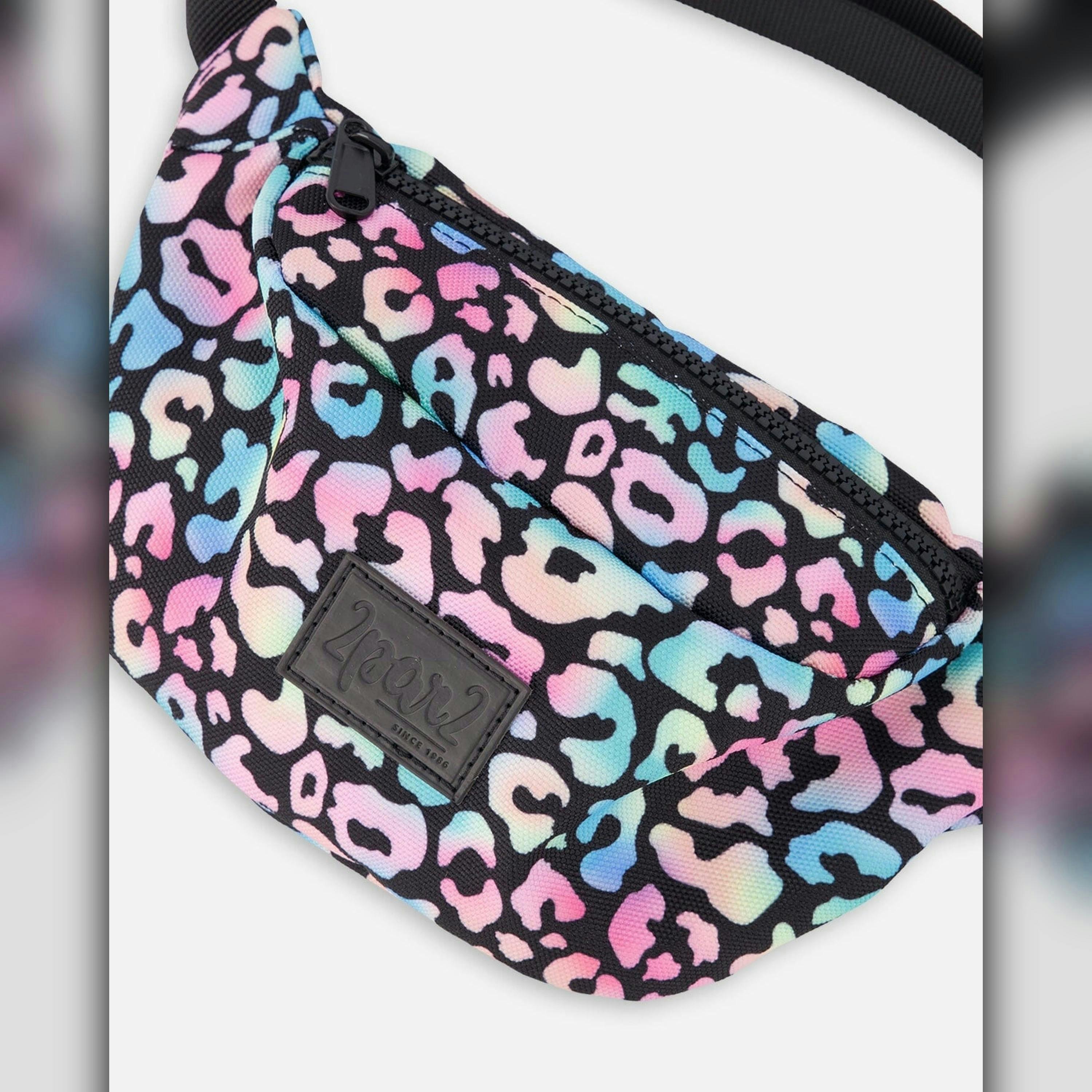 Fanny Pack Black Animal Print , view 2 of 3