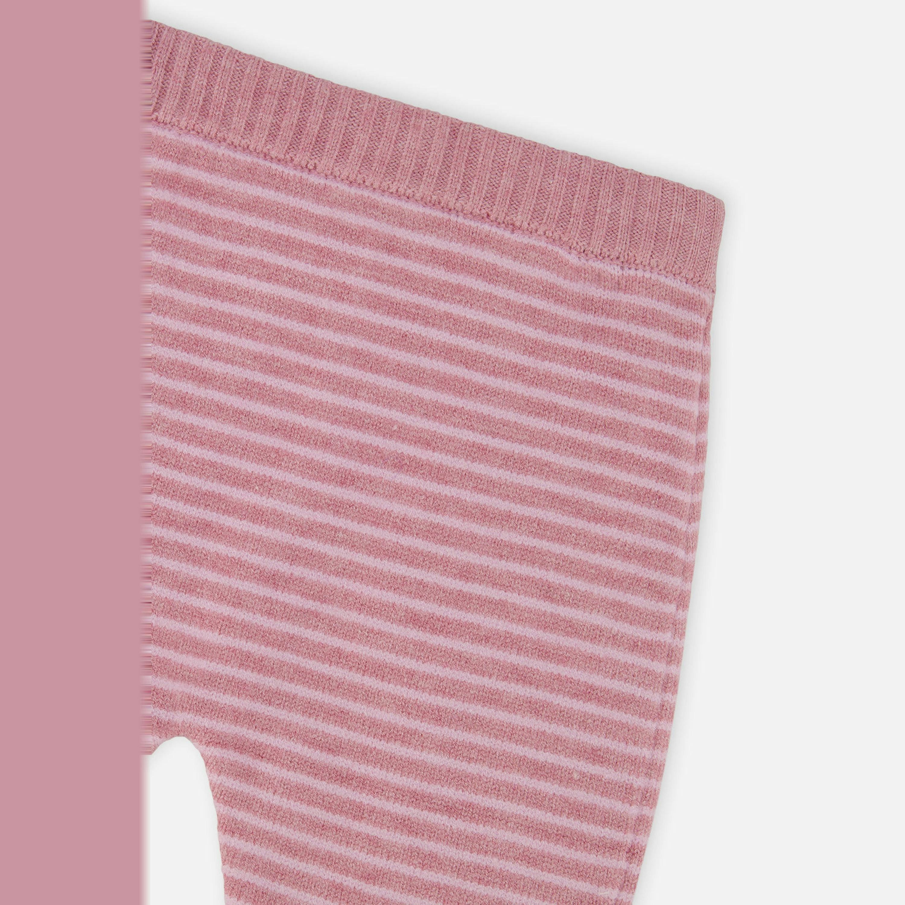 Knitted Top And Pants Set Dusty Pink , view 4 of 4