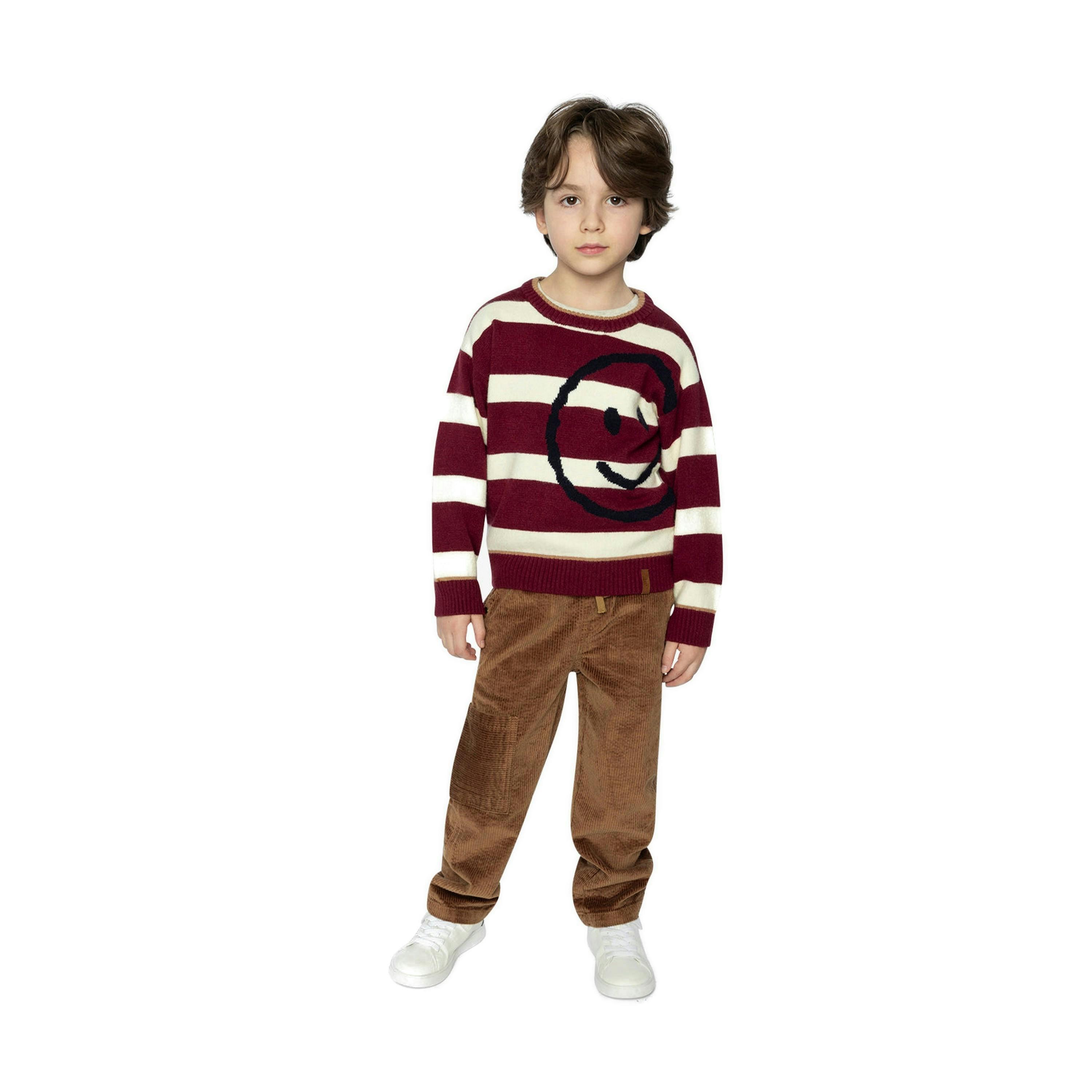 Knit Sweater Red And White Stripes , view 4 of 5