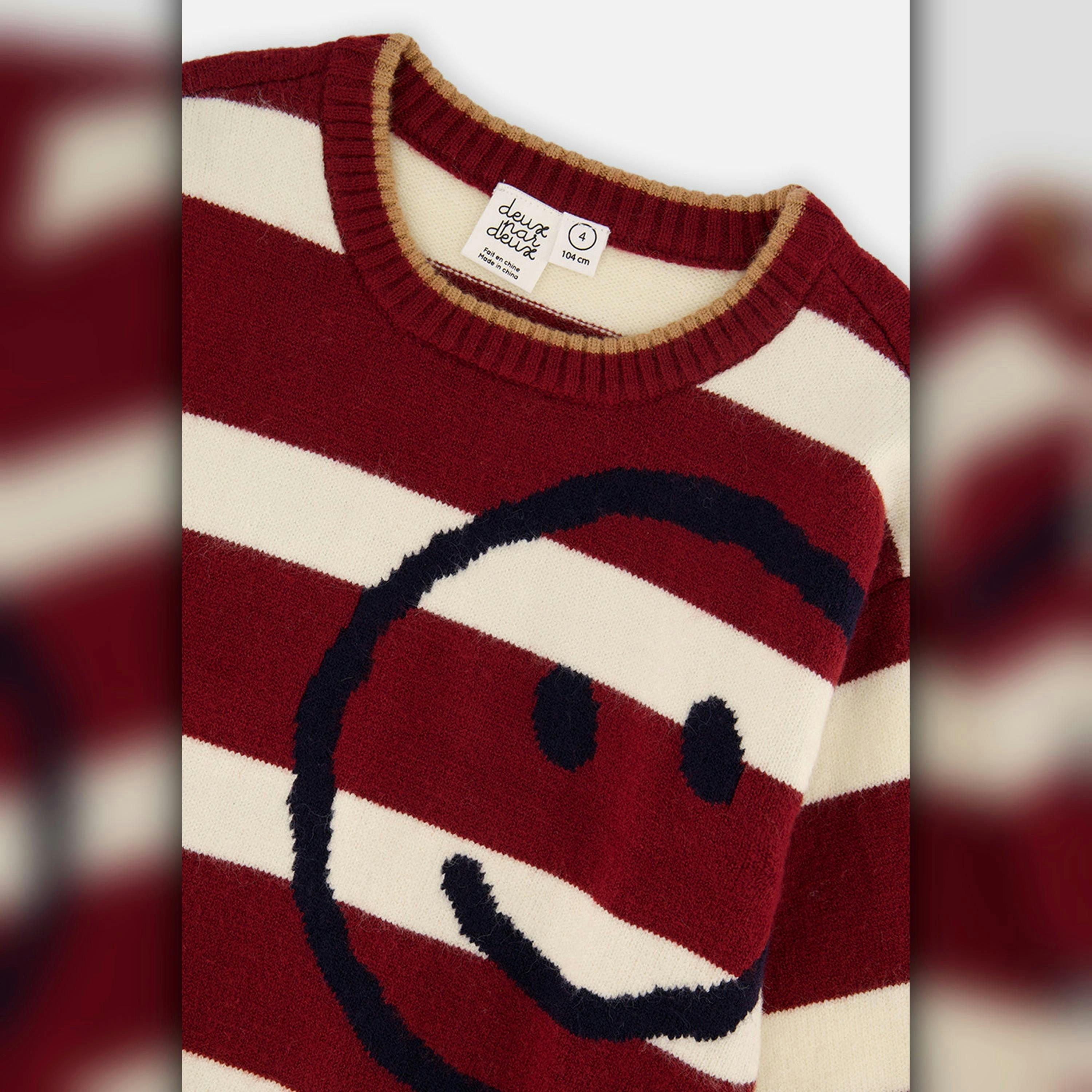 Knit Sweater Red And White Stripes , view 5 of 5