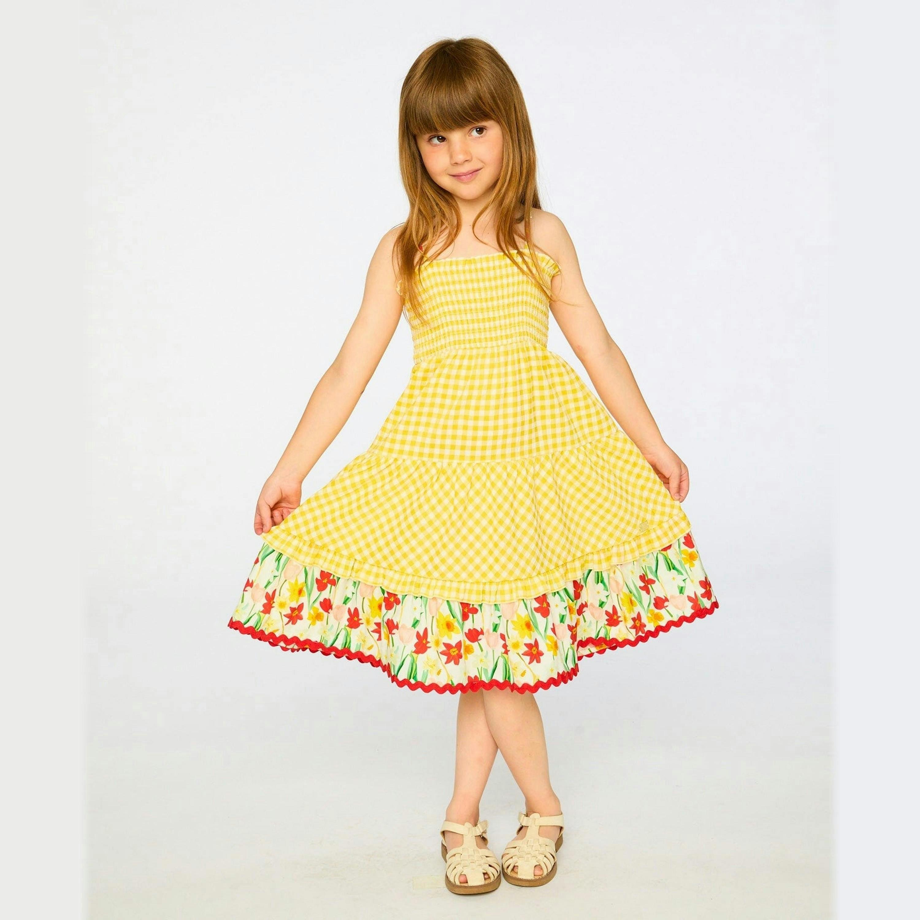 Sundress Yellow Gingham , view 2 of 3