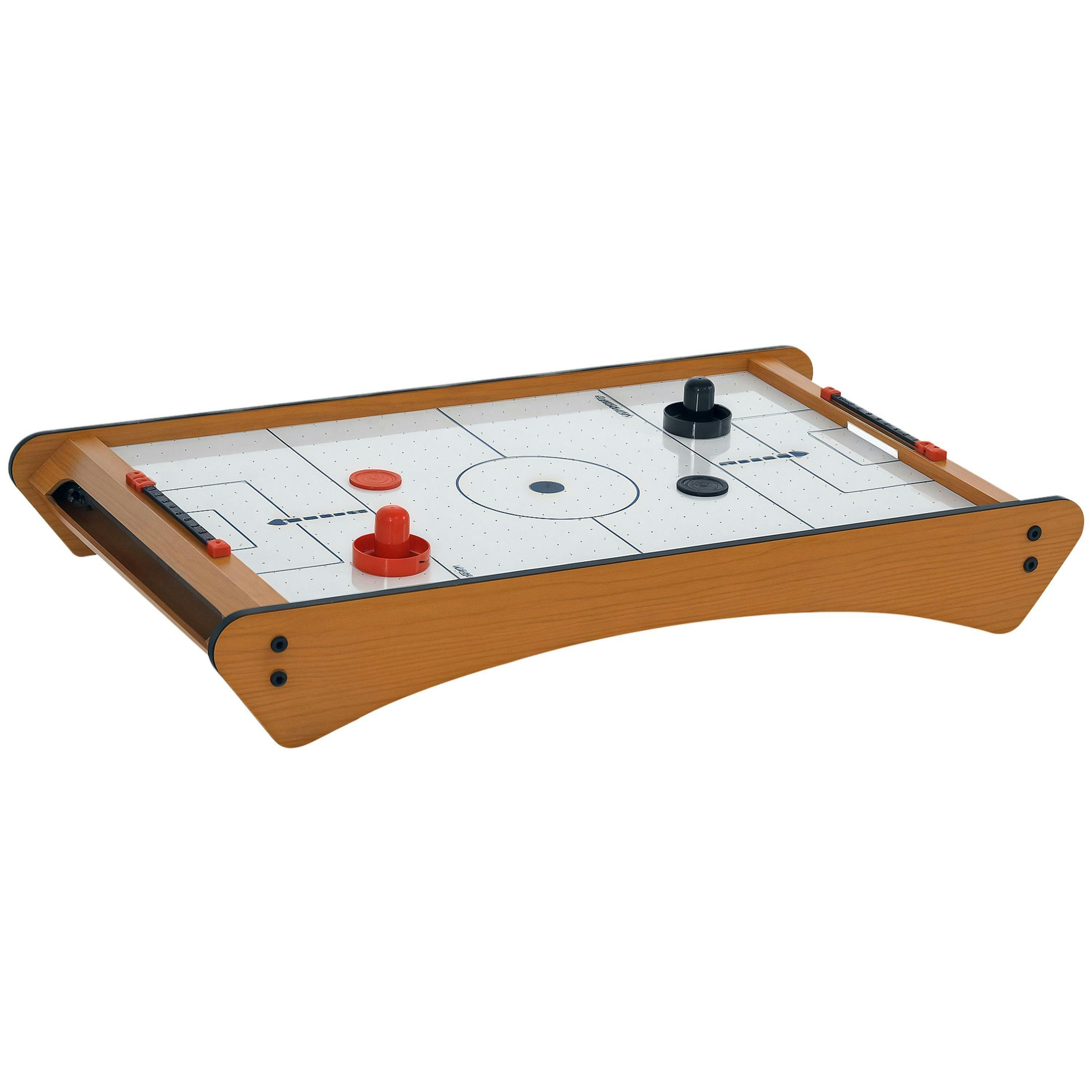 HOMCOM Mini Air Hockey Tabletop Game w/ 2 Pucks Pushers Fan Scoreboard Markings , view 2 of 5