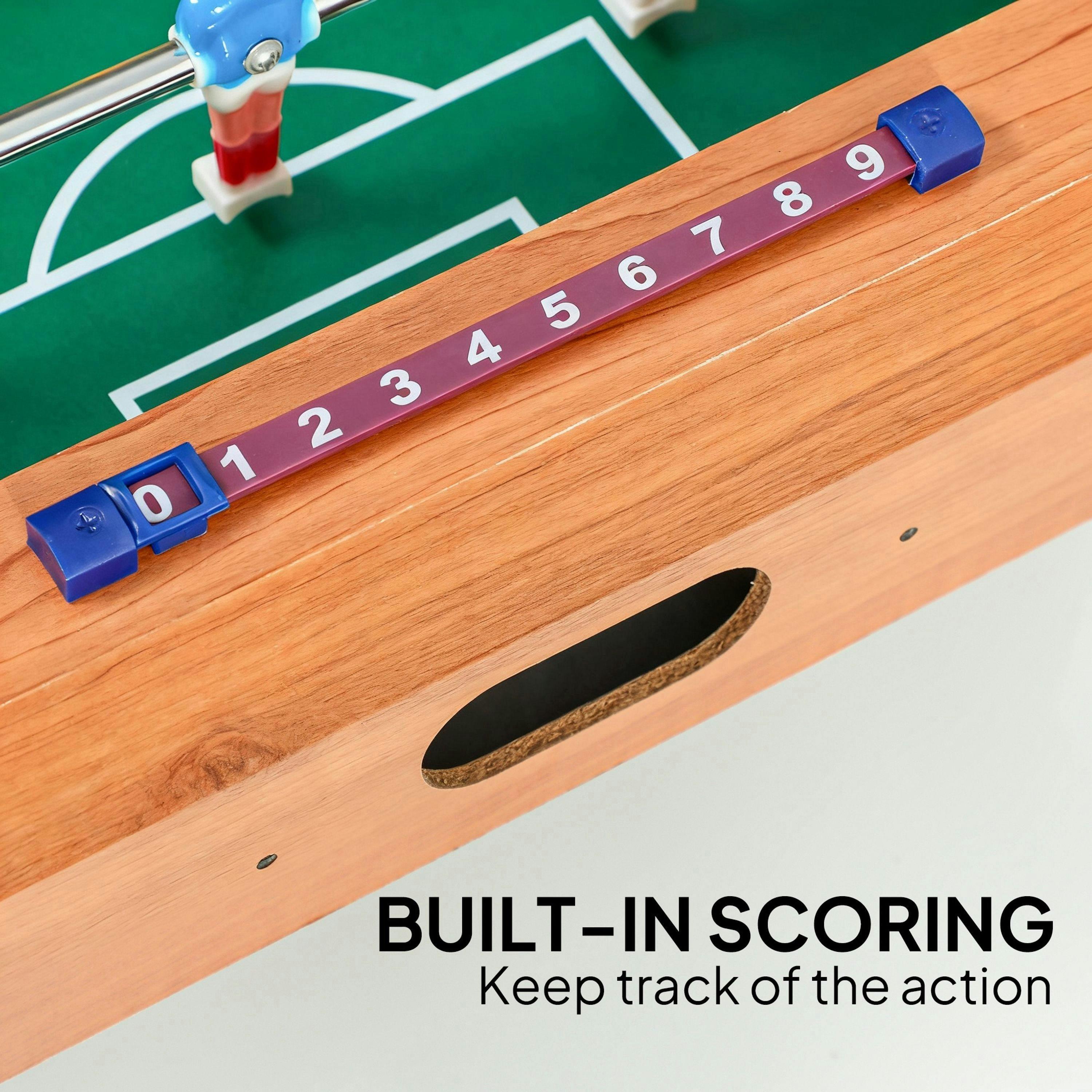 SPORTNOW 20 in Table-top Foosball Table for Kids, Table Football Game , view 5 of 5