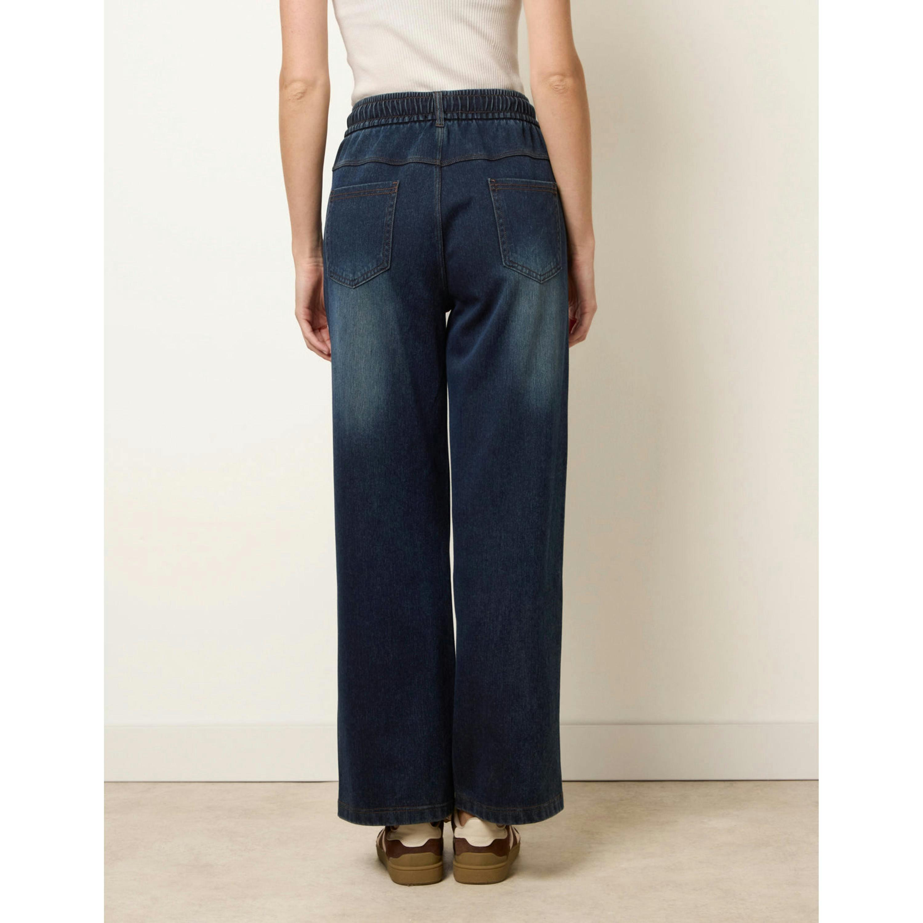 Blue Vanilla Elastic Waist Jeans  in Navy , view 2 of 4