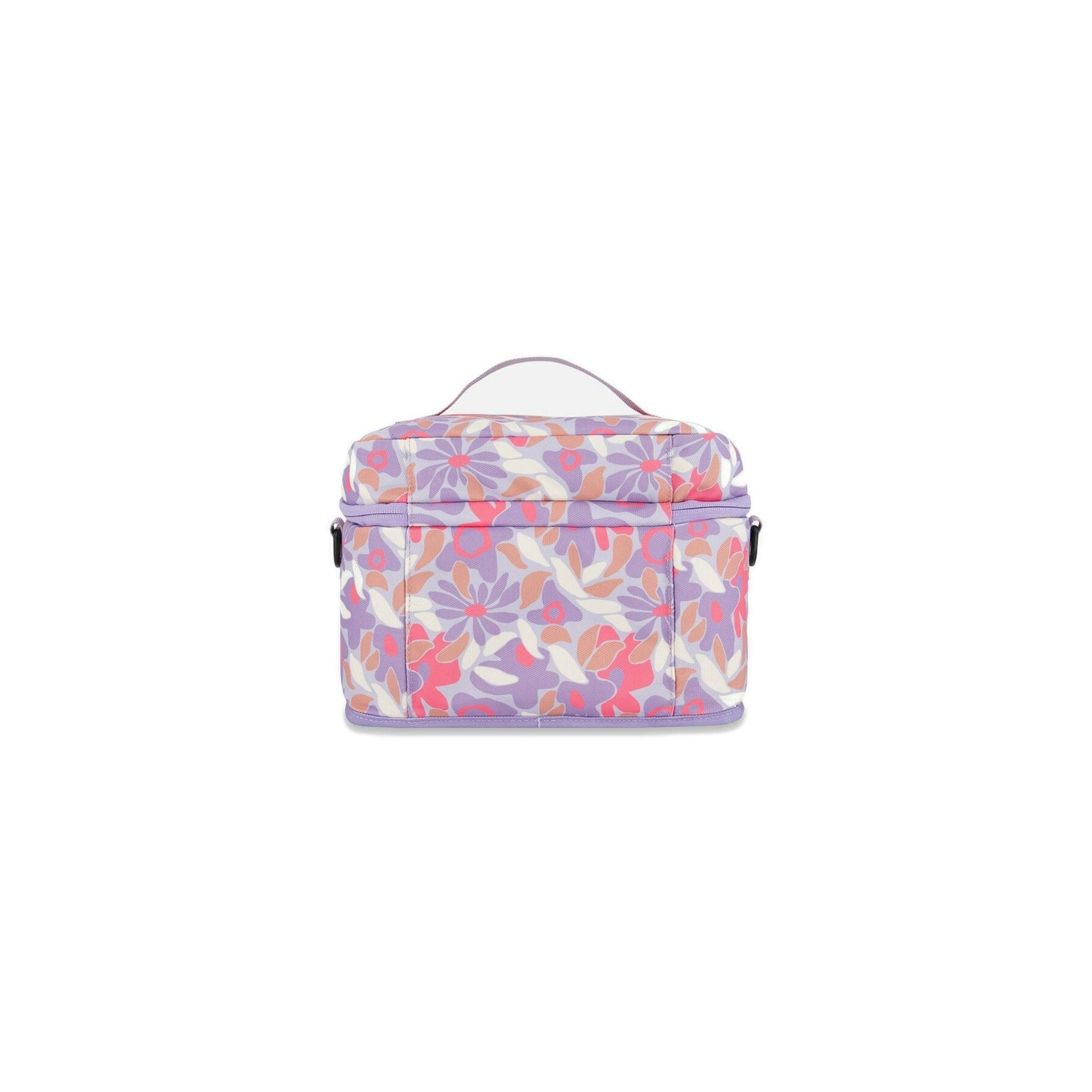 Lunch Box Lilac Retro Flower Print , view 2 of 5