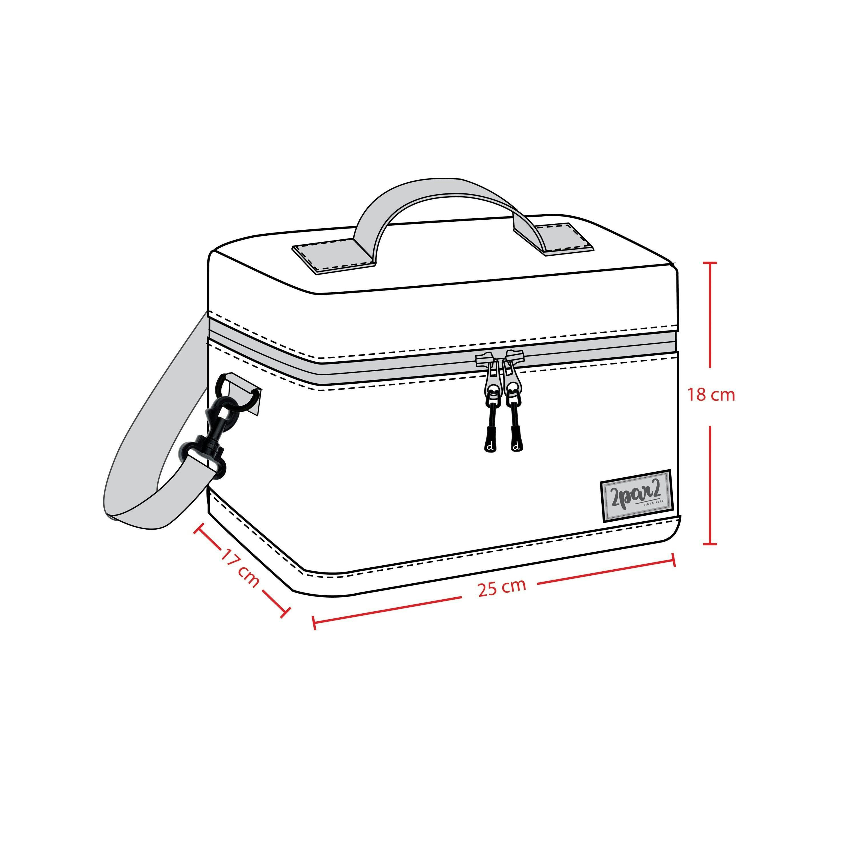 Lunch Box Lilac Retro Flower Print , view 4 of 5
