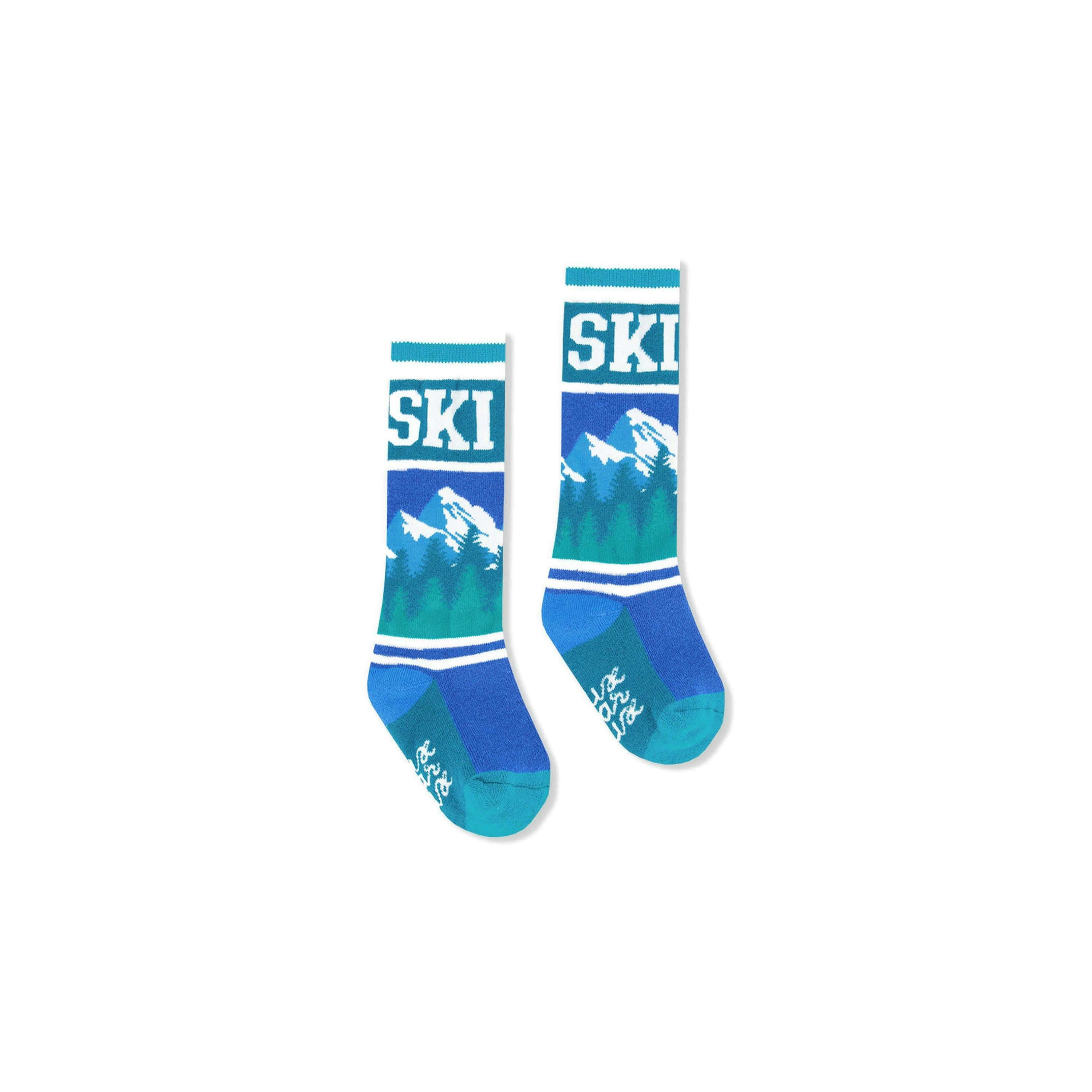 Ski Socks Dark Blue , view 3 of 4