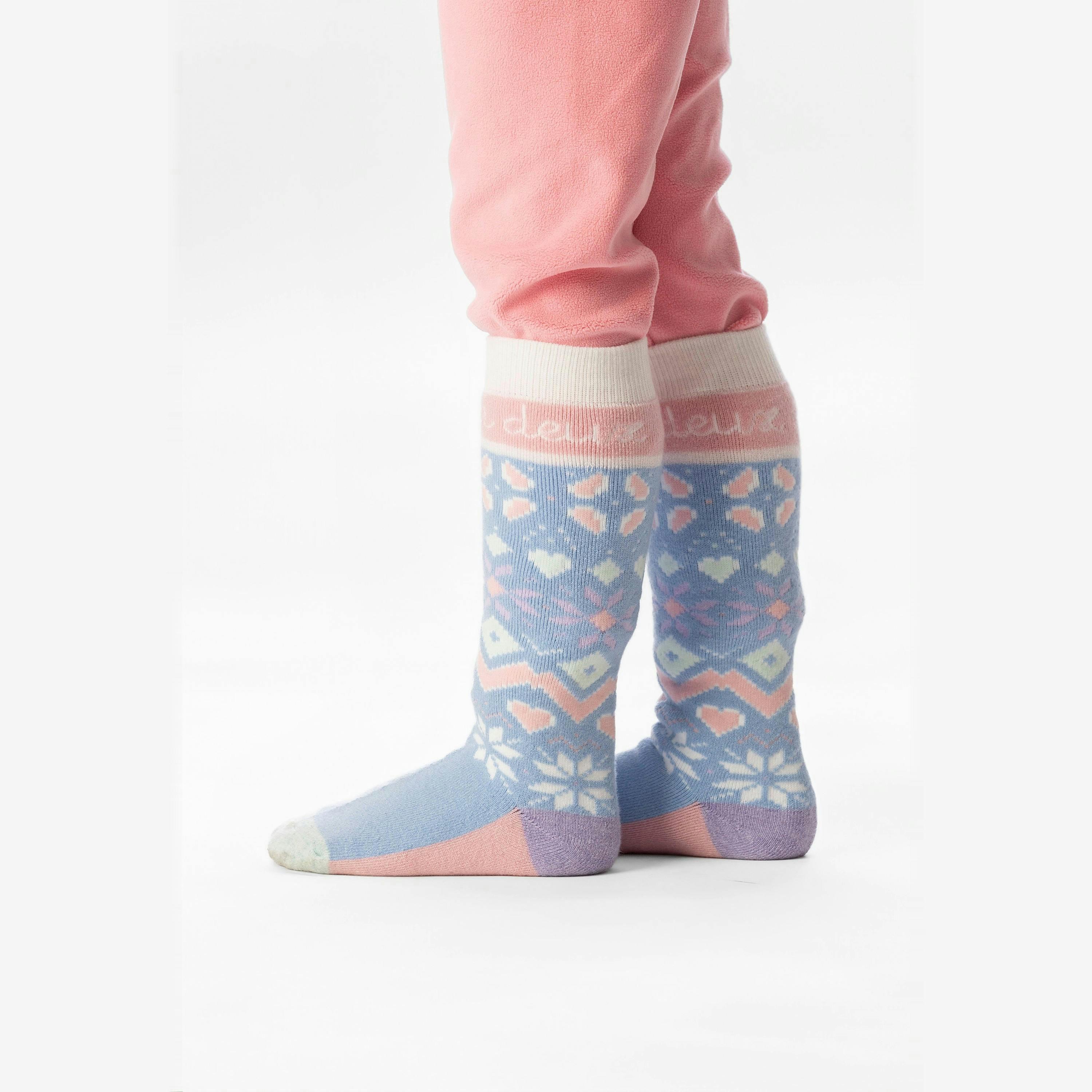 Ski Socks Light Blue , view 2 of 4