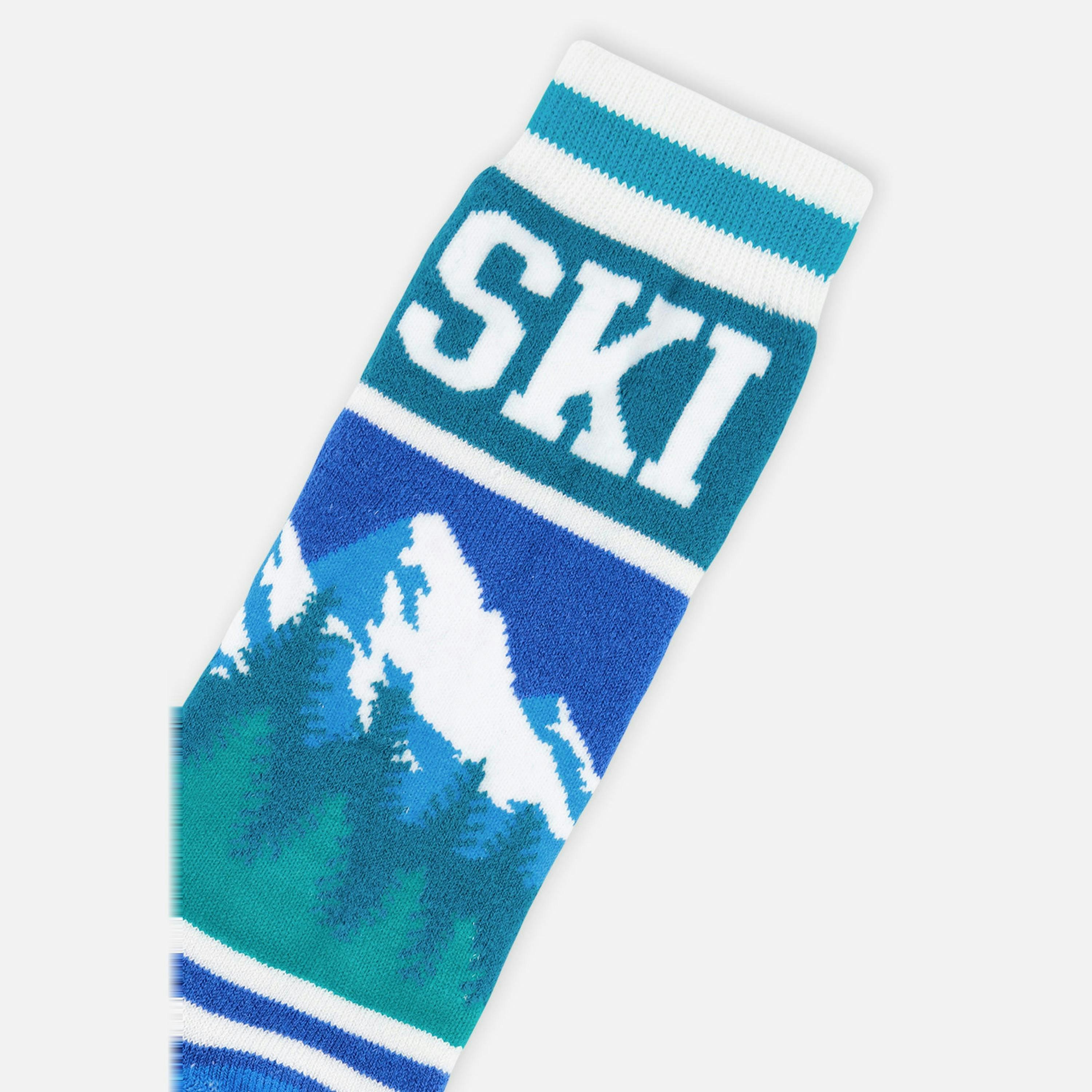 Baby Ski Socks Dark Blue , view 3 of 3