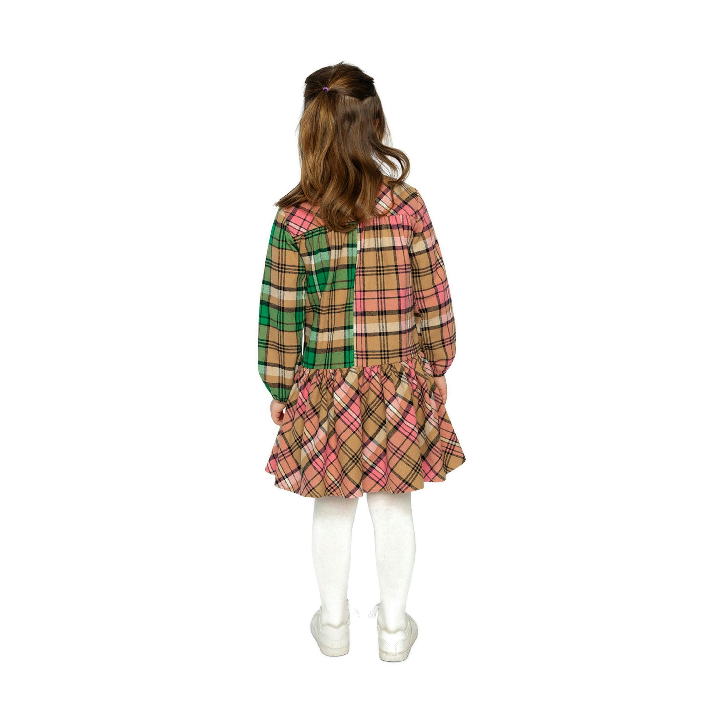 Shirt Plaid Dress Pink And Green , view 4 of 5