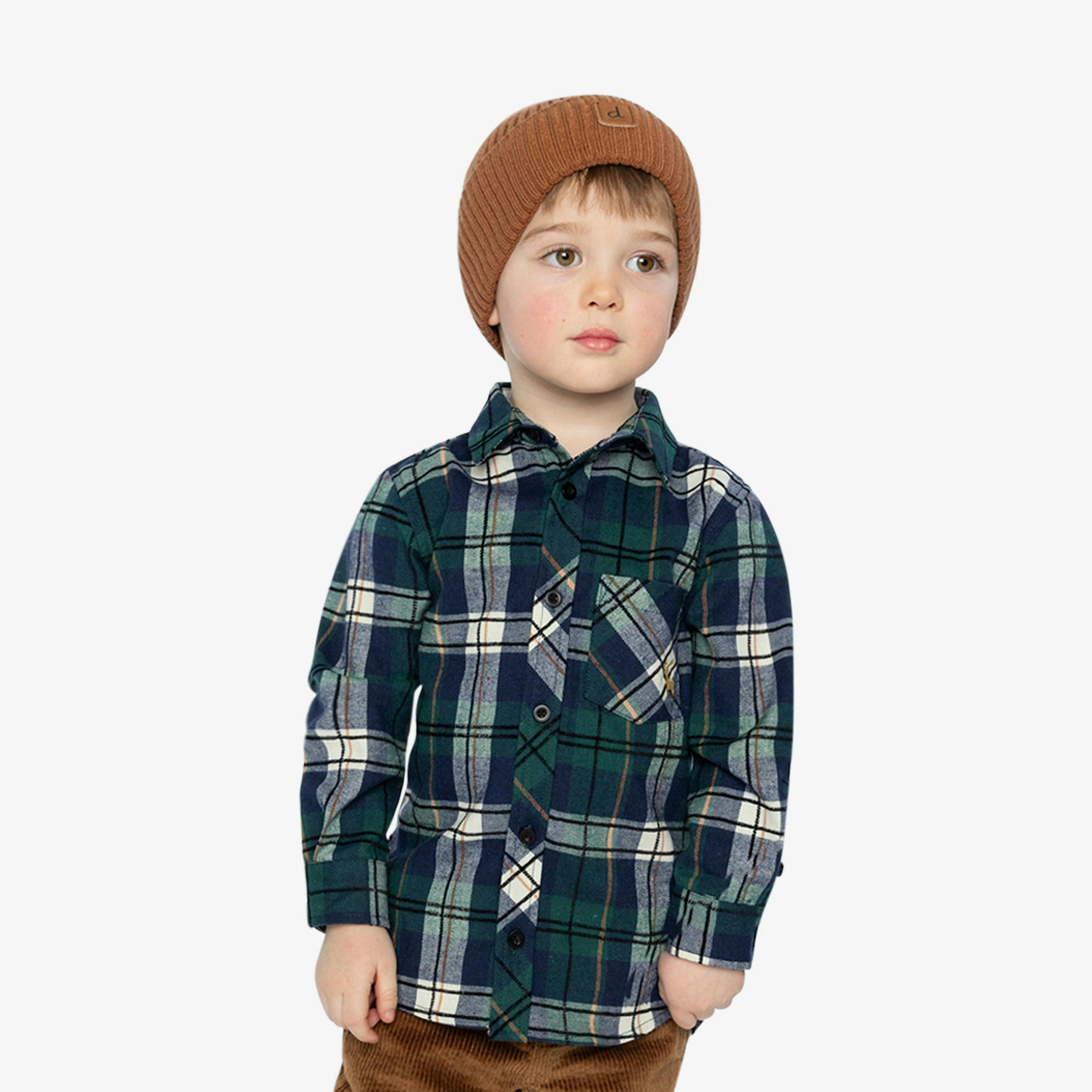 Plaid Shirt Blue And Green , view 3 of 6