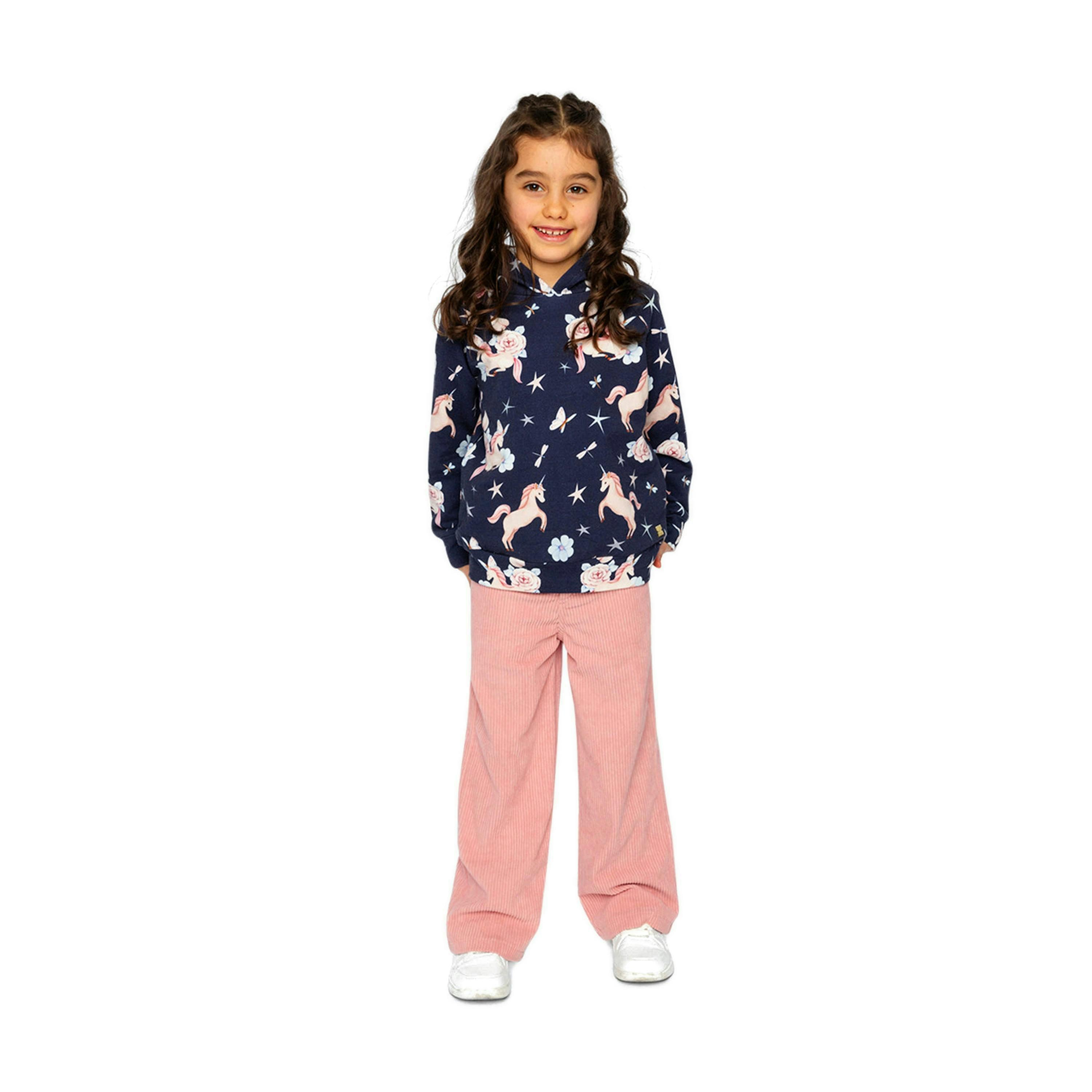 Stretch Corduroy Wide Leg Pants Pink , view 5 of 6