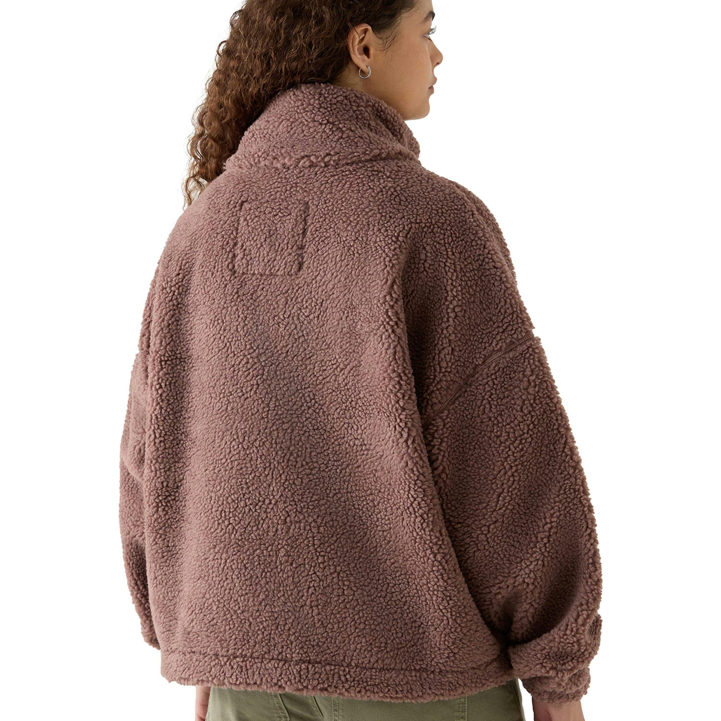 Alvilda Sherpa Fleece - Light Cocoa , view 2 of 5
