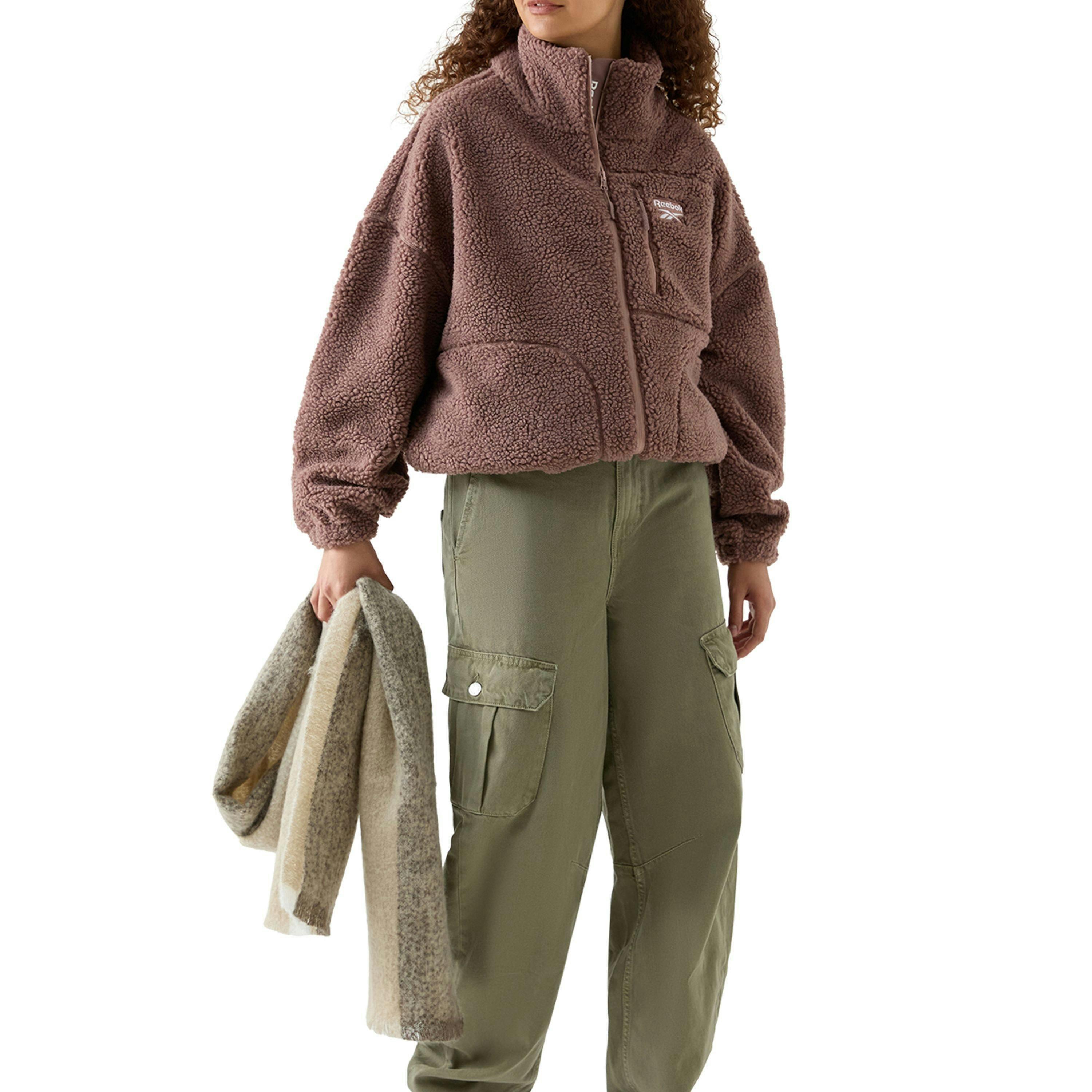 Alvilda Sherpa Fleece - Light Cocoa , view 5 of 5