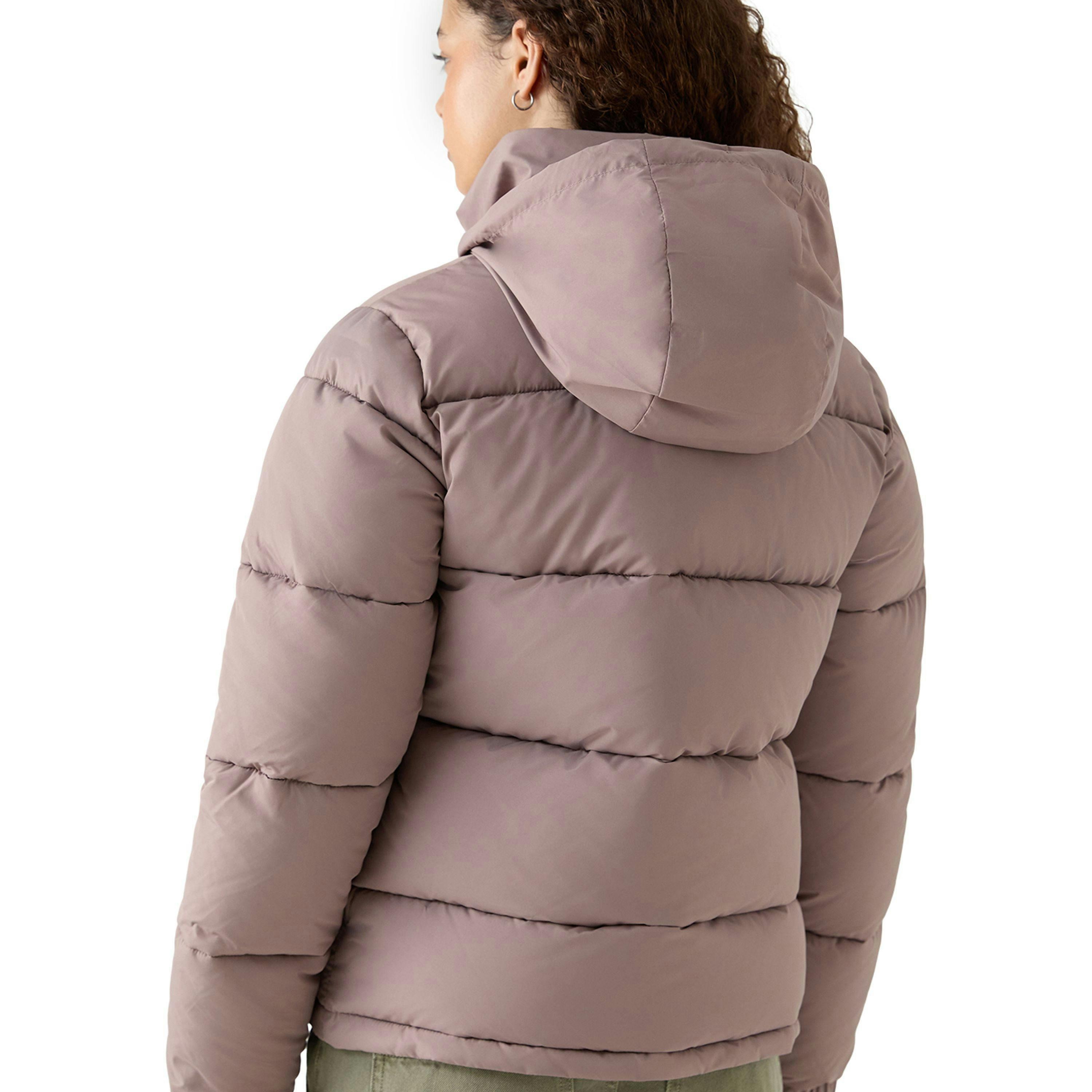 Rayna Hooded Puffer Jacket - Light Cocoa , view 2 of 5