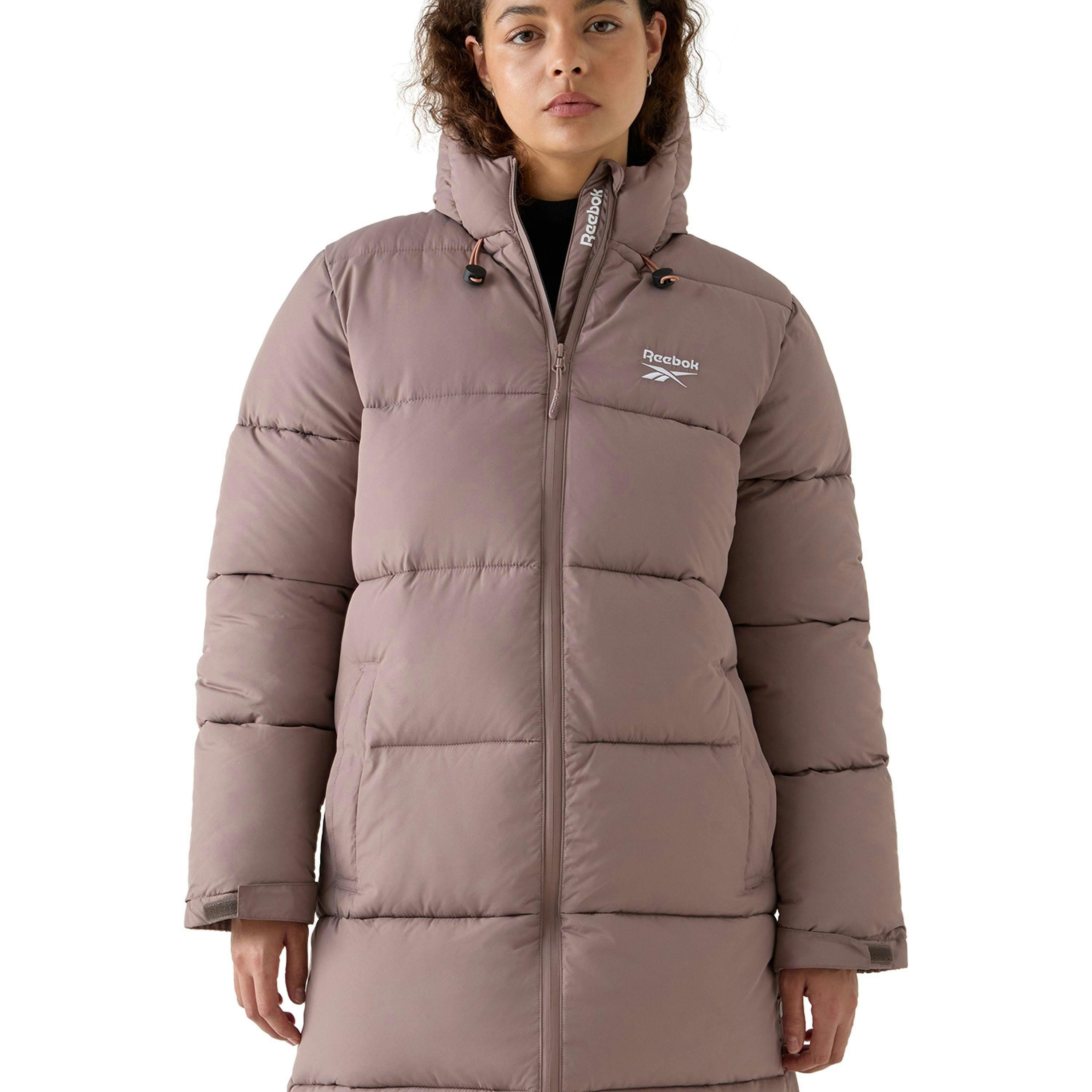 Rayna Long Line Puffer Jacket - Light Cocoa , view 1 of 5