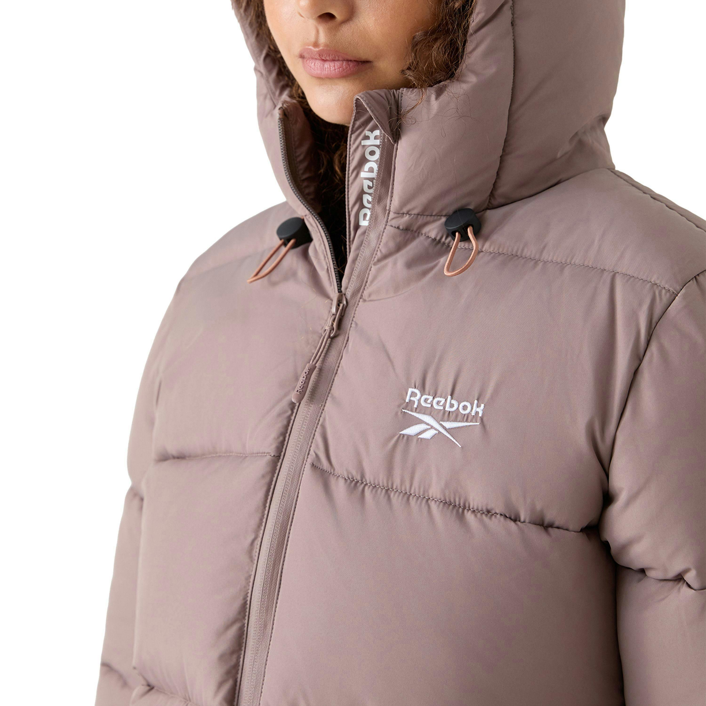 Rayna Long Line Puffer Jacket - Light Cocoa , view 3 of 5