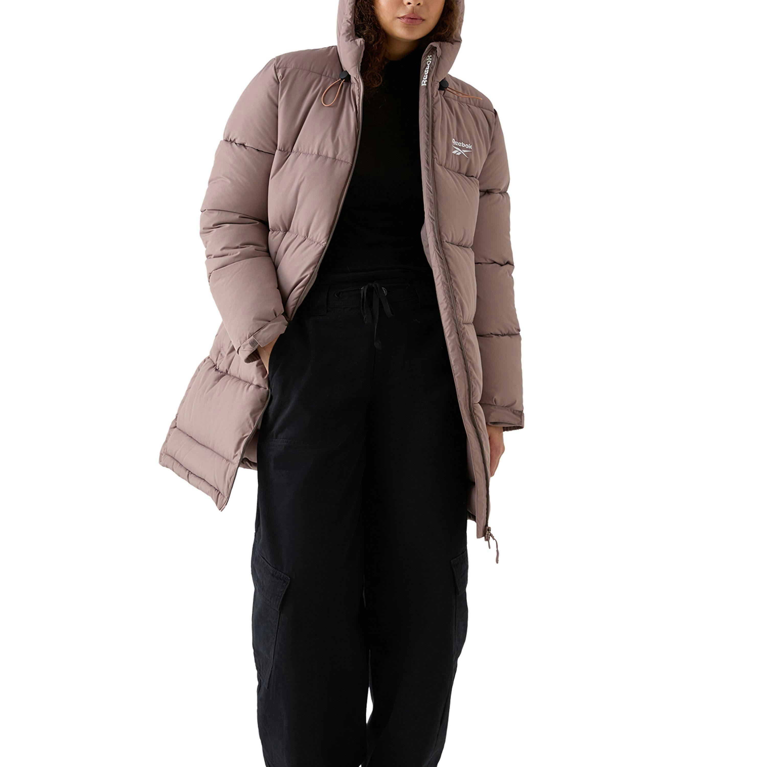Rayna Long Line Puffer Jacket - Light Cocoa , view 5 of 5