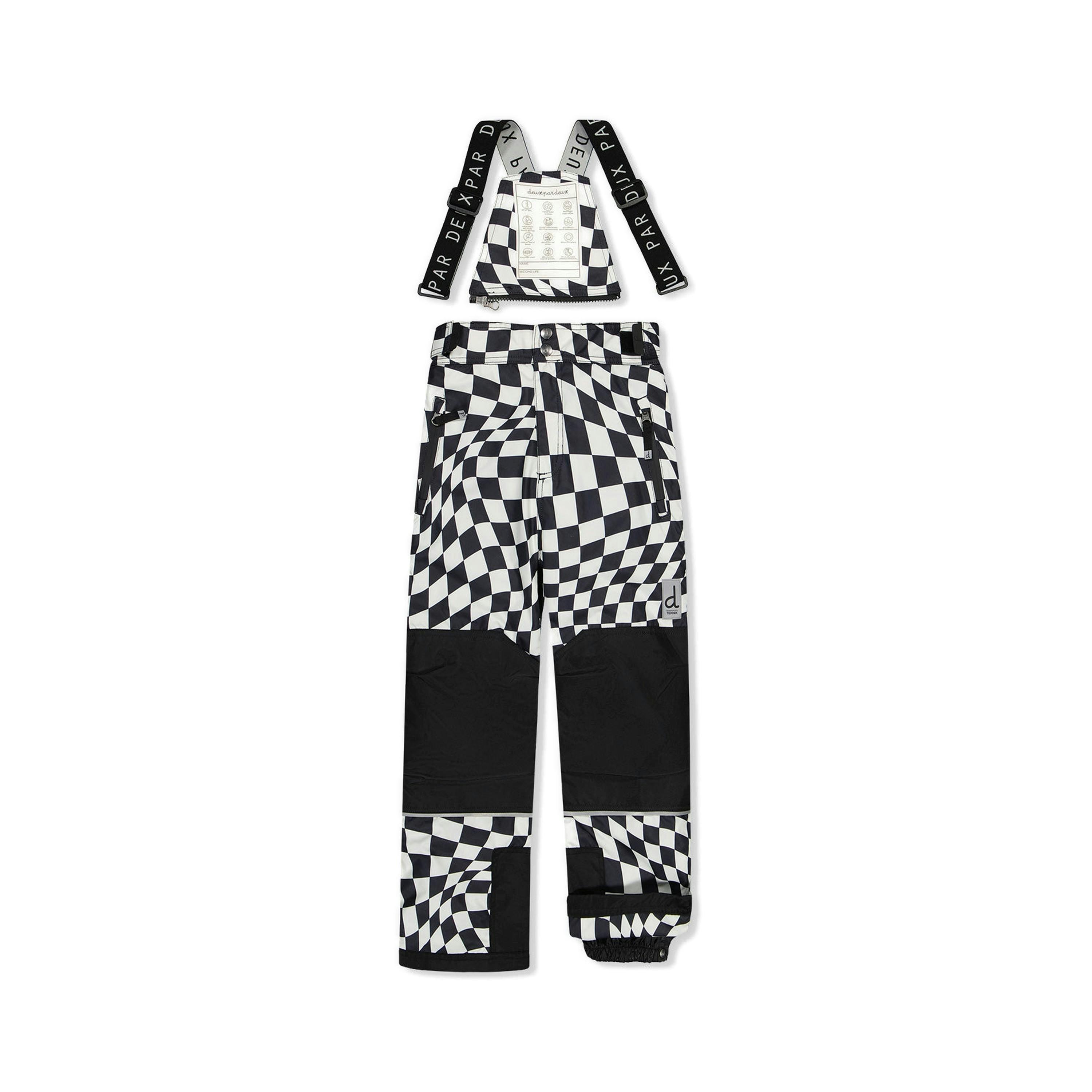 Two Piece Teknik Snowsuit Black And White , view 6 of 6