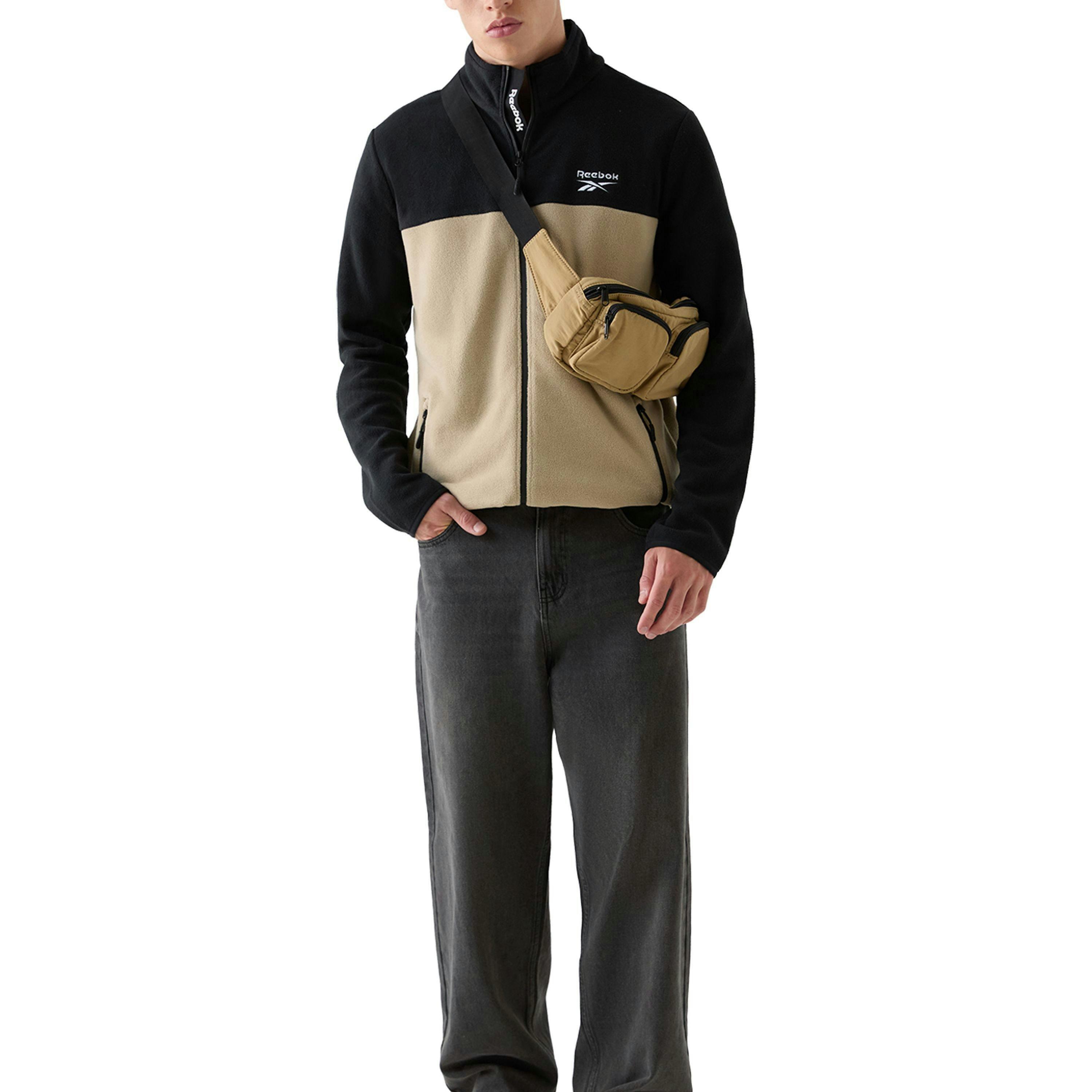 Toki Tech Fleece - Black/Beige , view 4 of 5