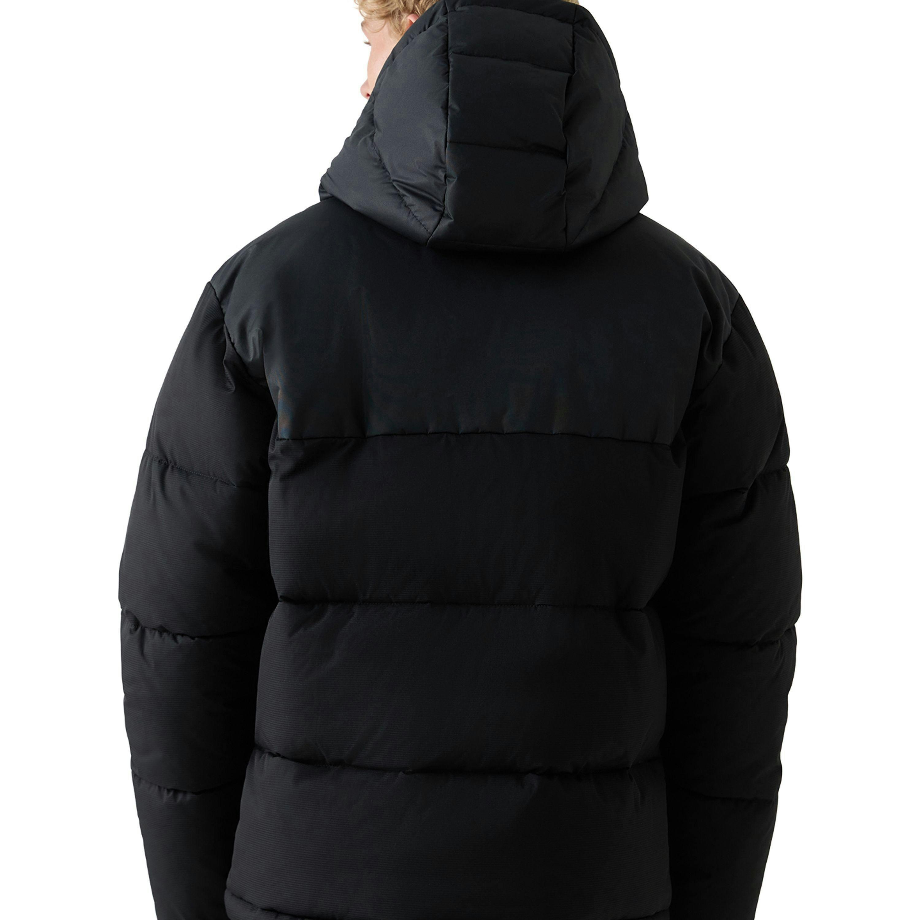 Erling Hooded Puffer Jacket - Black , view 2 of 5