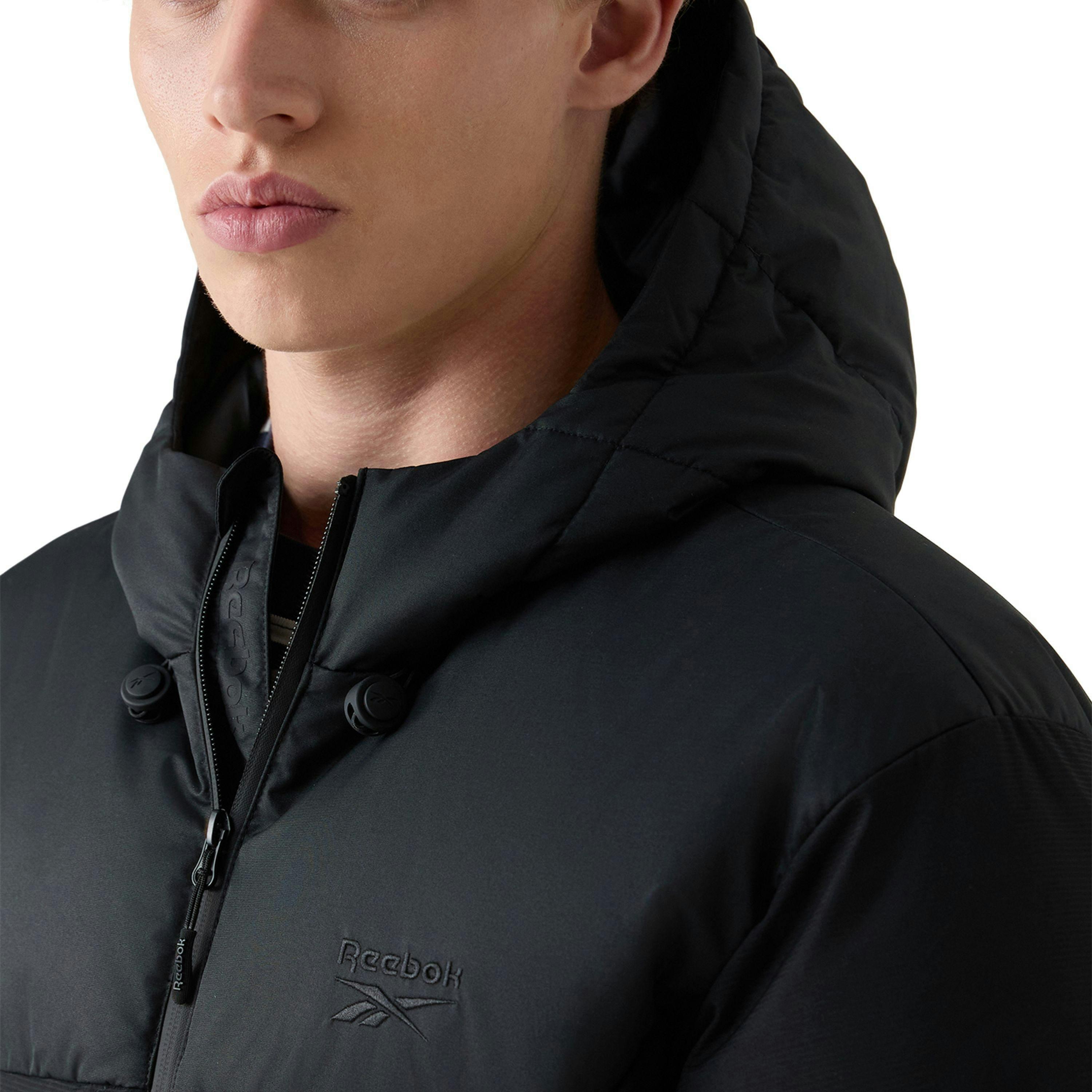 Erling Hooded Puffer Jacket - Black , view 3 of 5