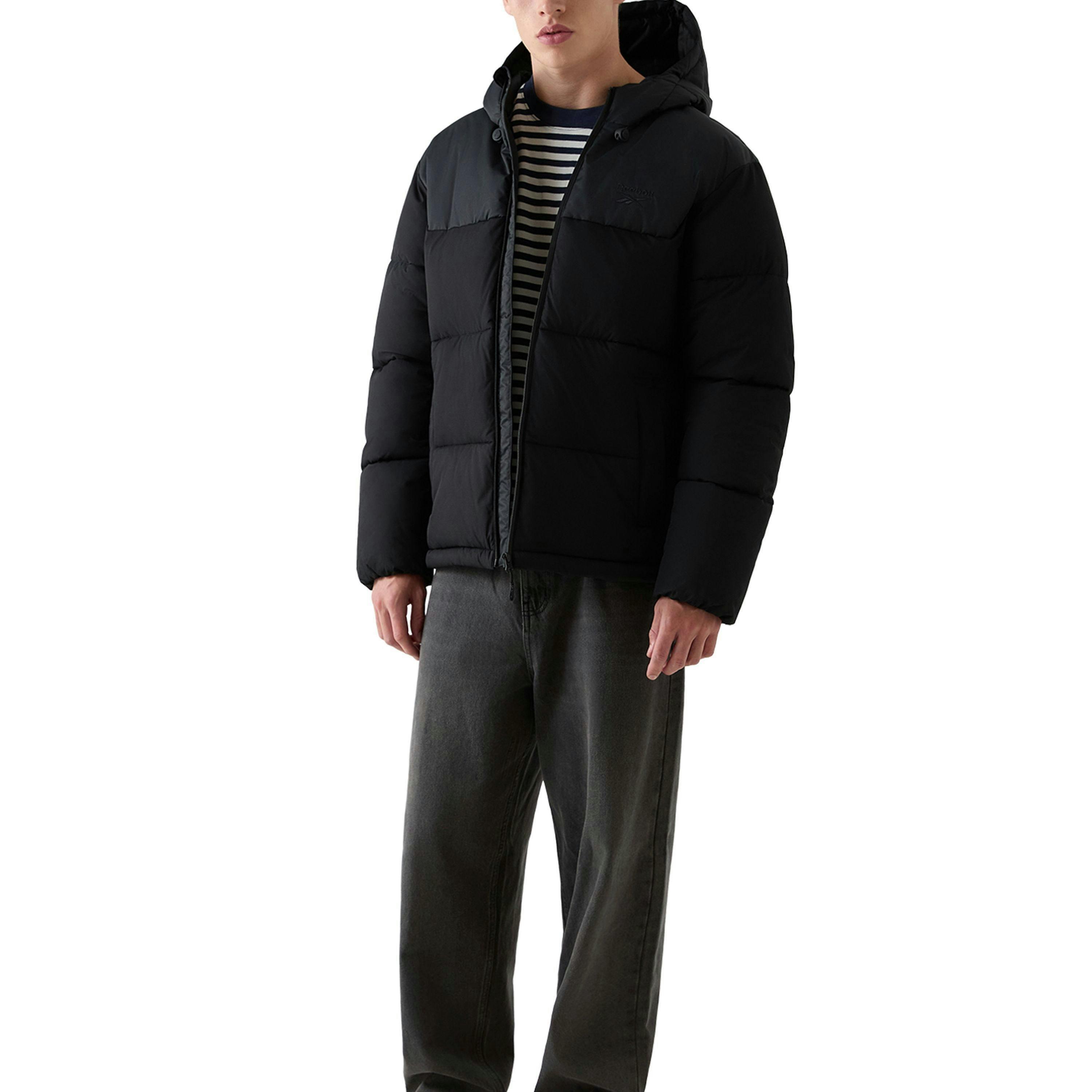 Erling Hooded Puffer Jacket - Black , view 5 of 5