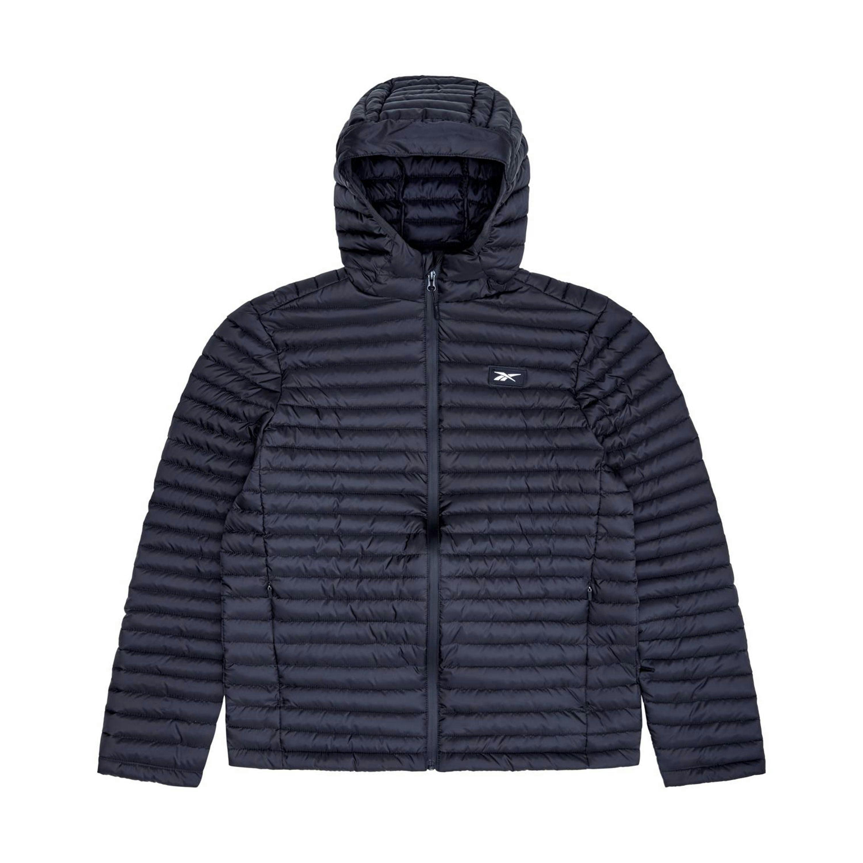 Finn Hooded Padded Jacket - Black , view 2 of 2