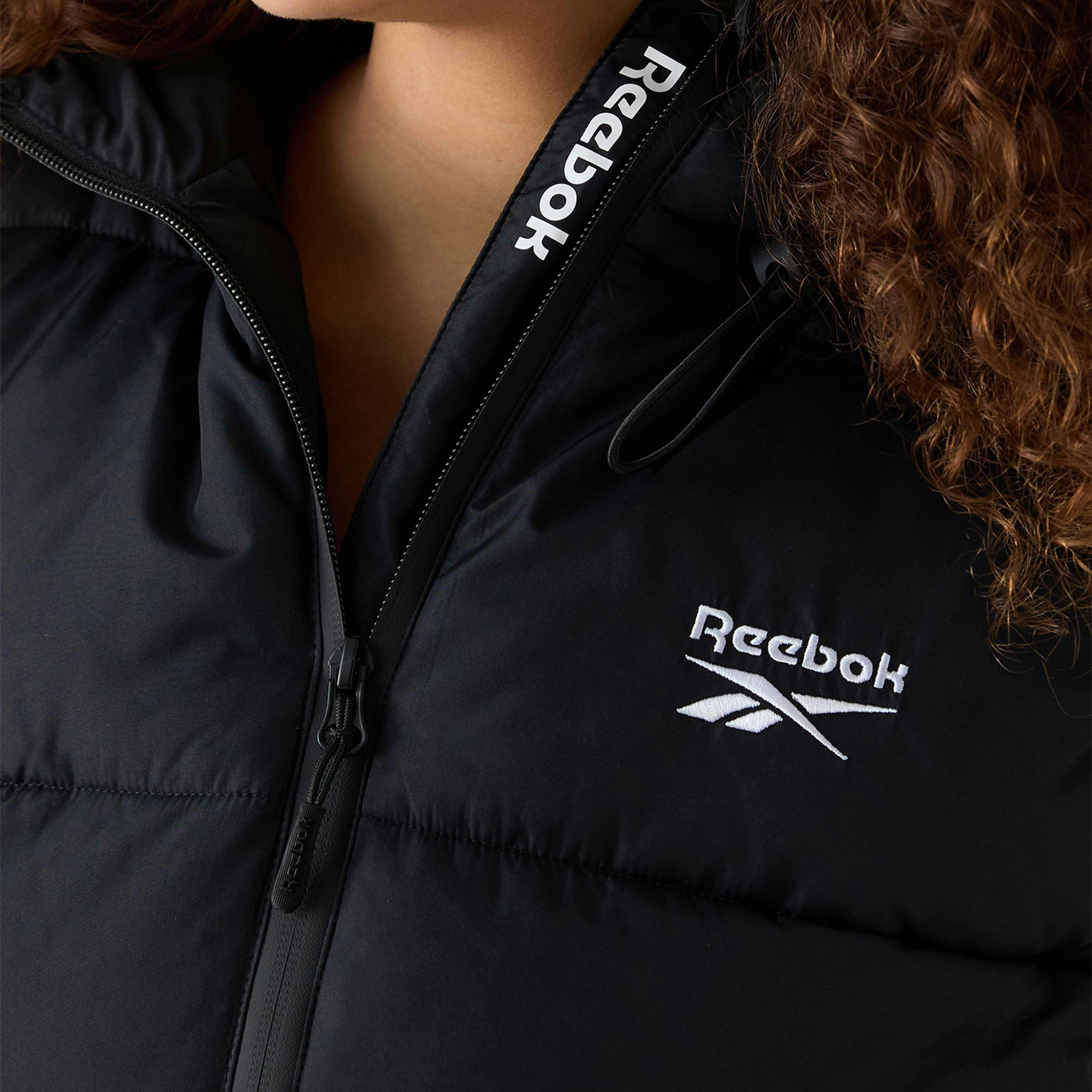 Rayna Hooded Puffer Gilet - Black , view 3 of 5