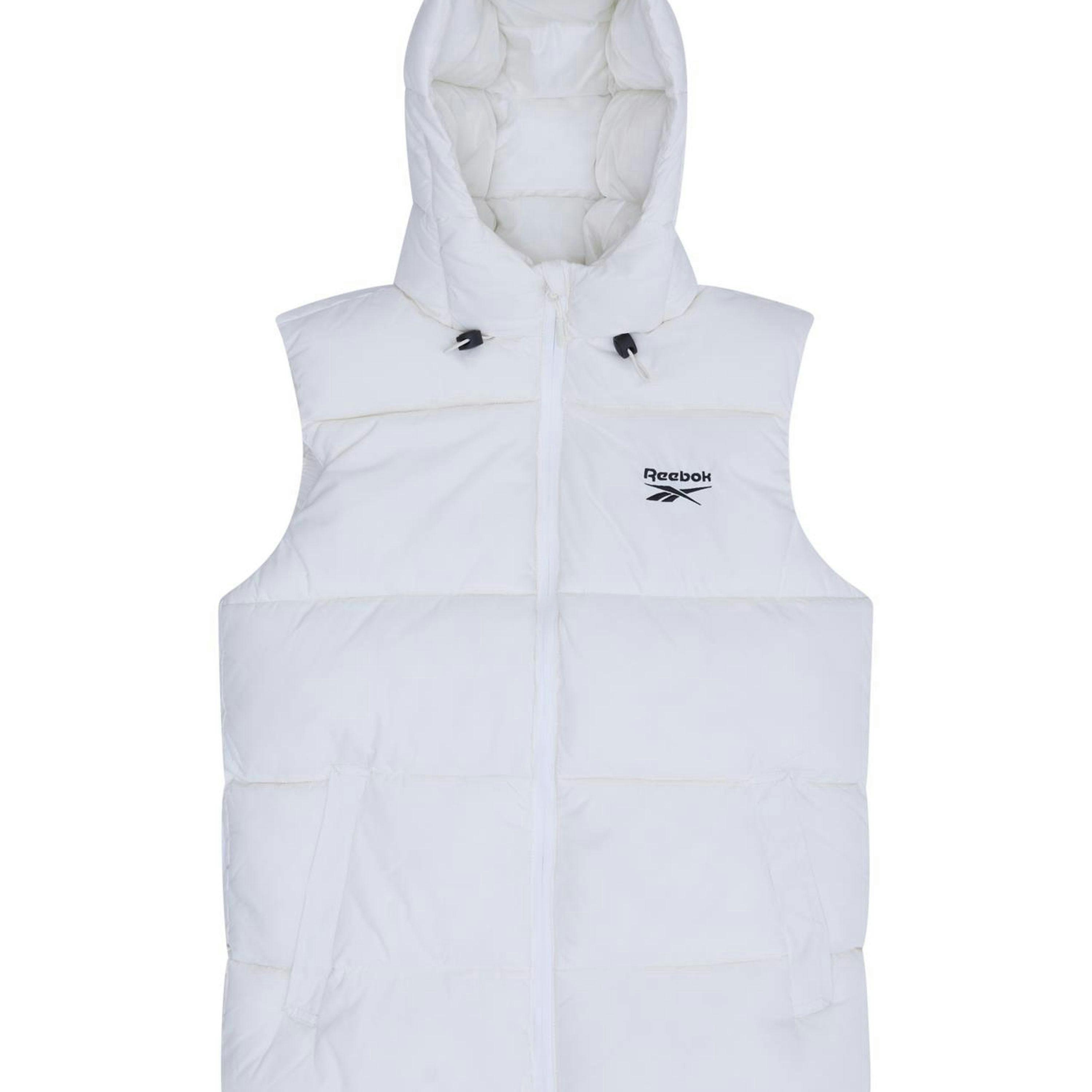 Rayna Hooded Puffer Gilet - Chalk , view 5 of 5