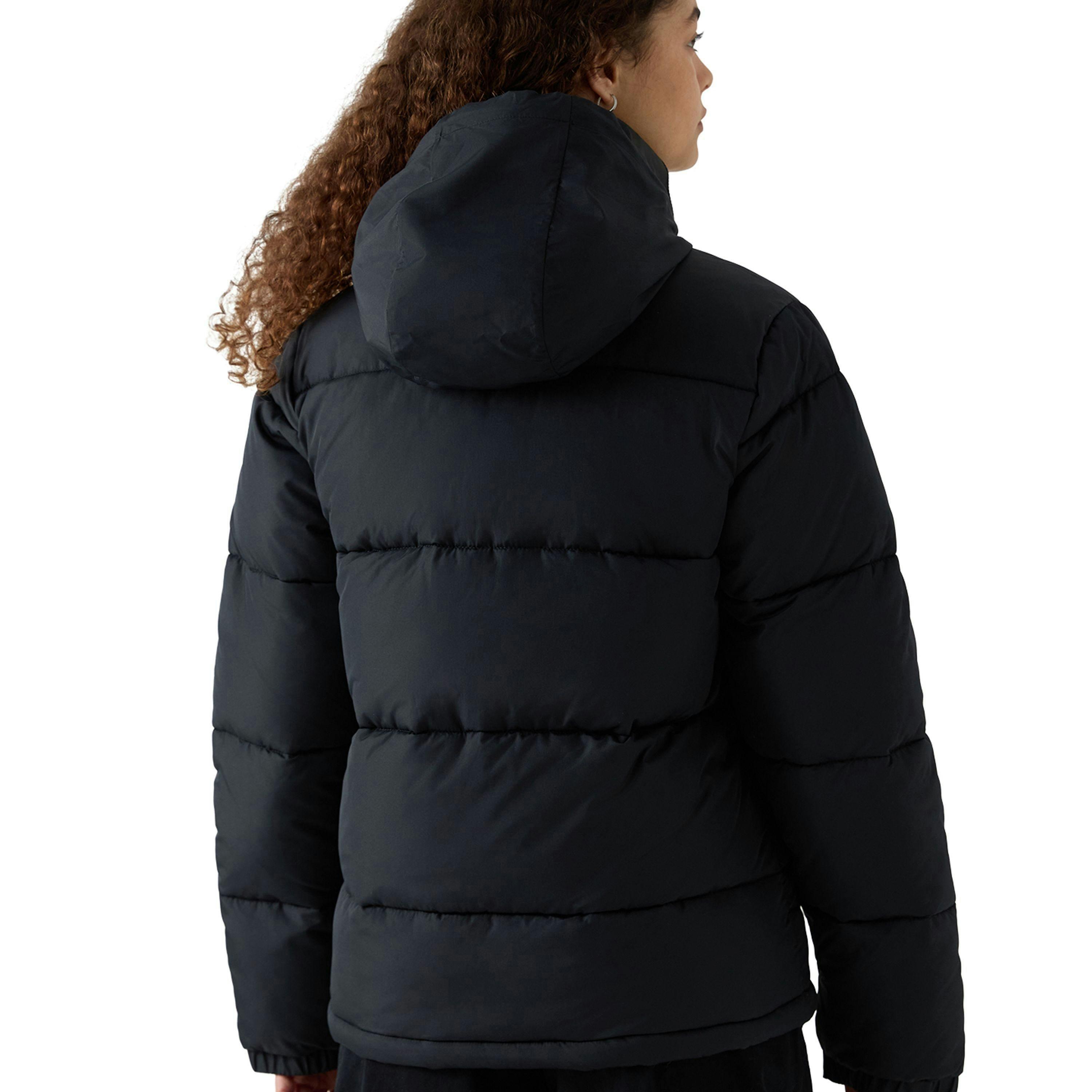 Rayna Hooded Puffer Jacket - Black , view 2 of 5