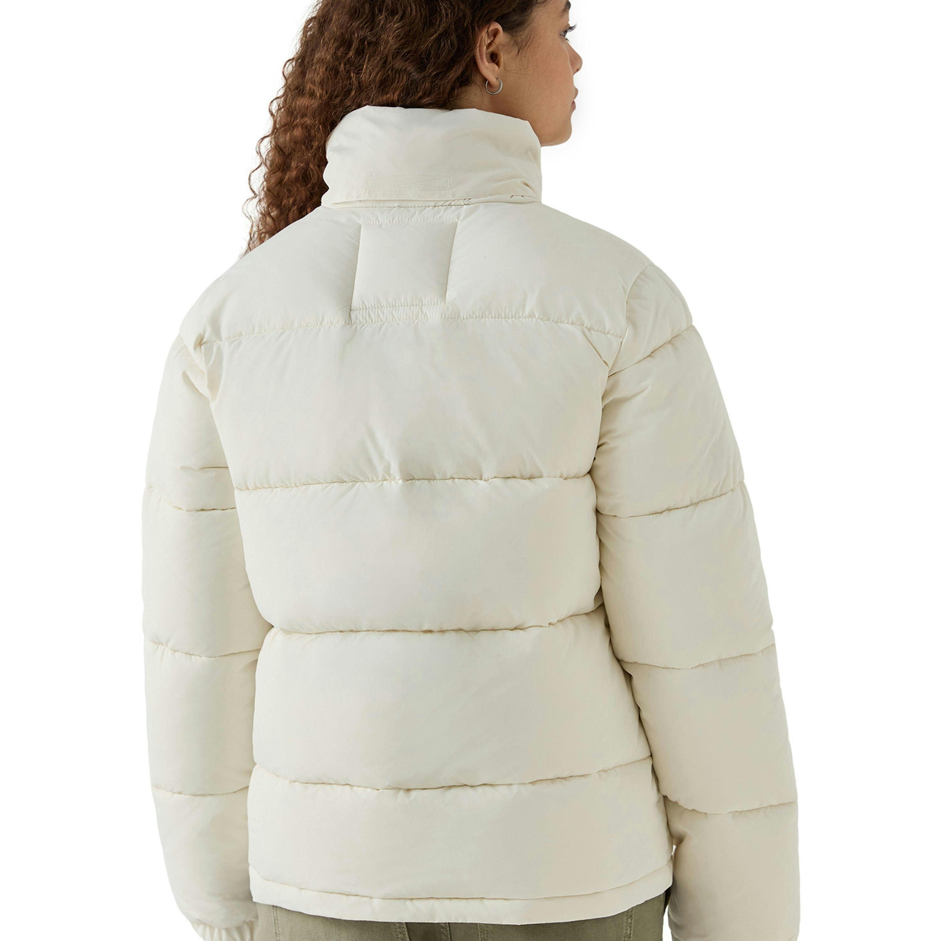 Rayna Hooded Puffer Jacket - Chalk , view 2 of 5