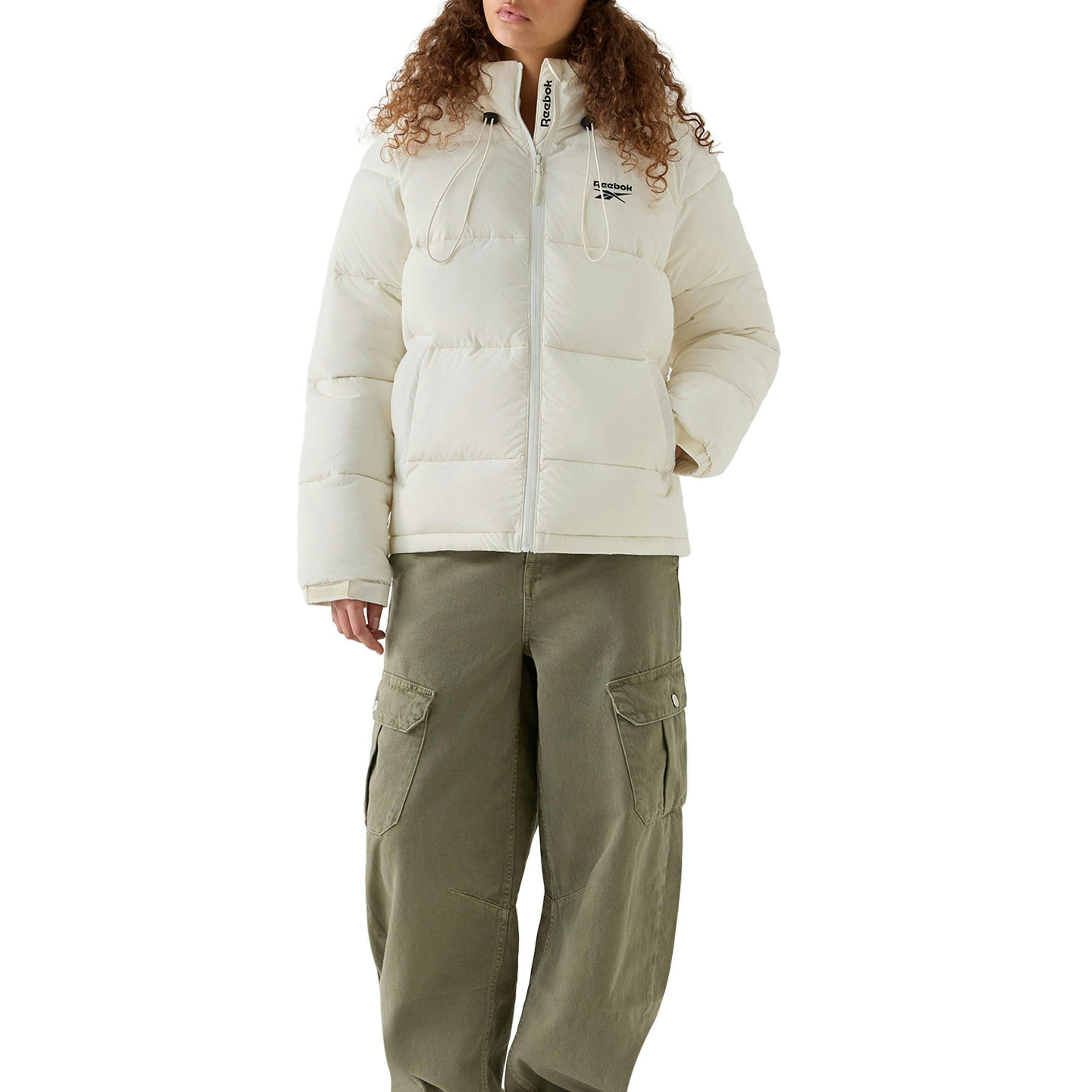 Rayna Hooded Puffer Jacket - Chalk , view 4 of 5