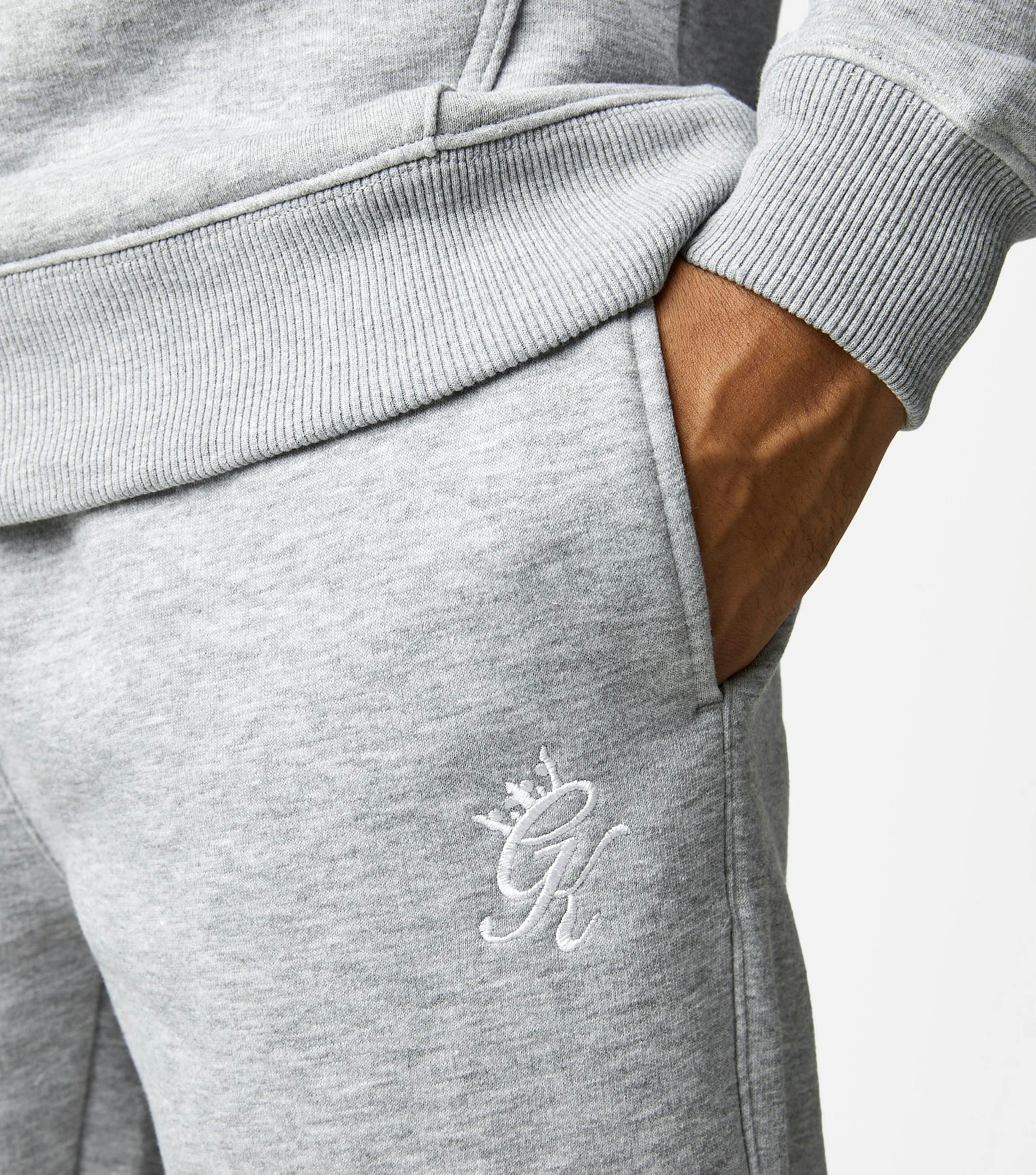 Gym King Fundamental Fleece Jogger - Grey Marl , view 2 of 4