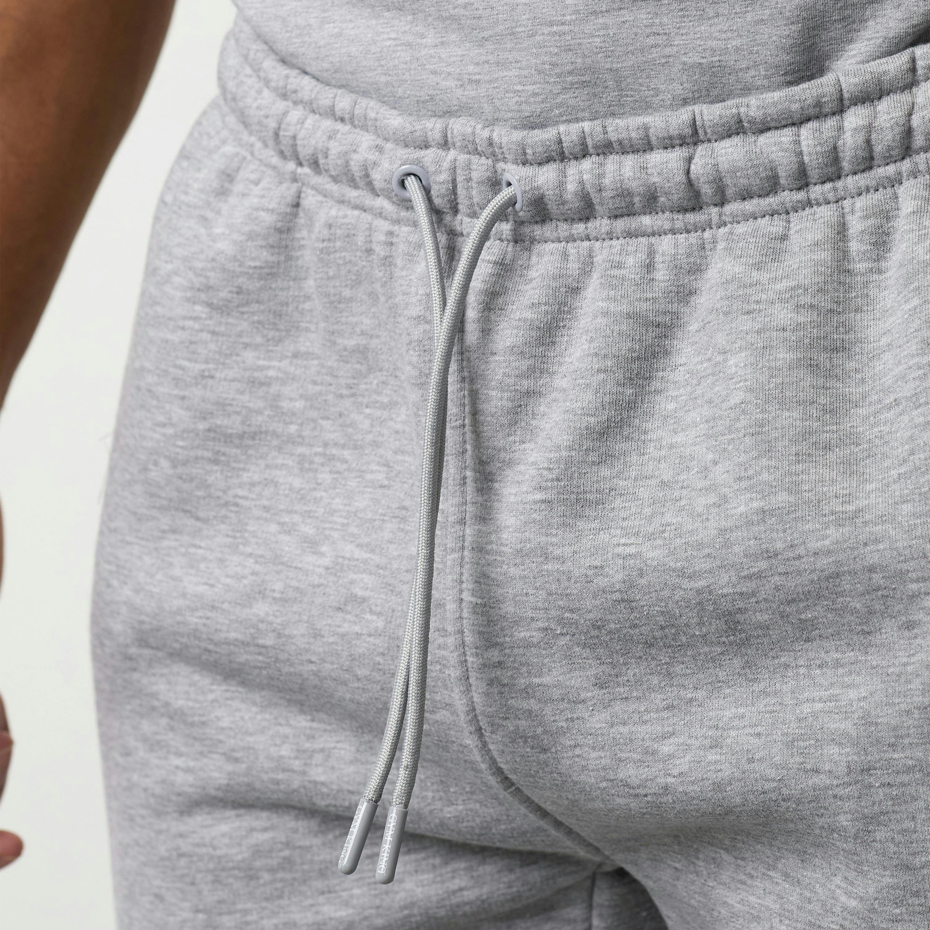 Gym King Fundamental Fleece Short - Grey Marl , view 5 of 5